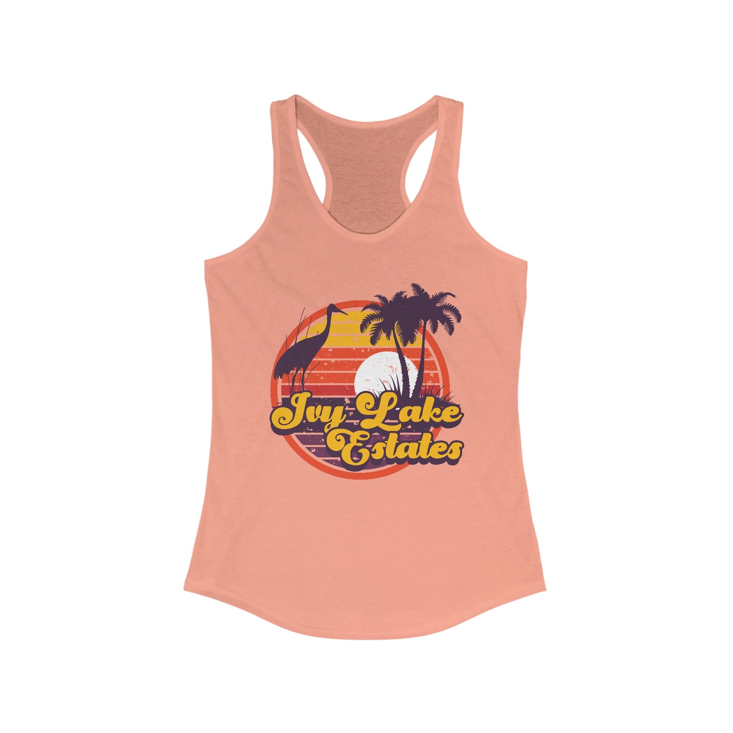 Ivy Lake Estates Women's Sunset Racerback Tank
