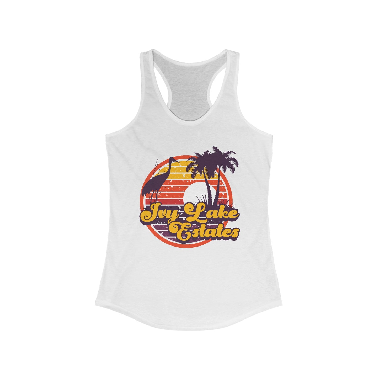 Ivy Lake Estates Women's Sunset Racerback Tank