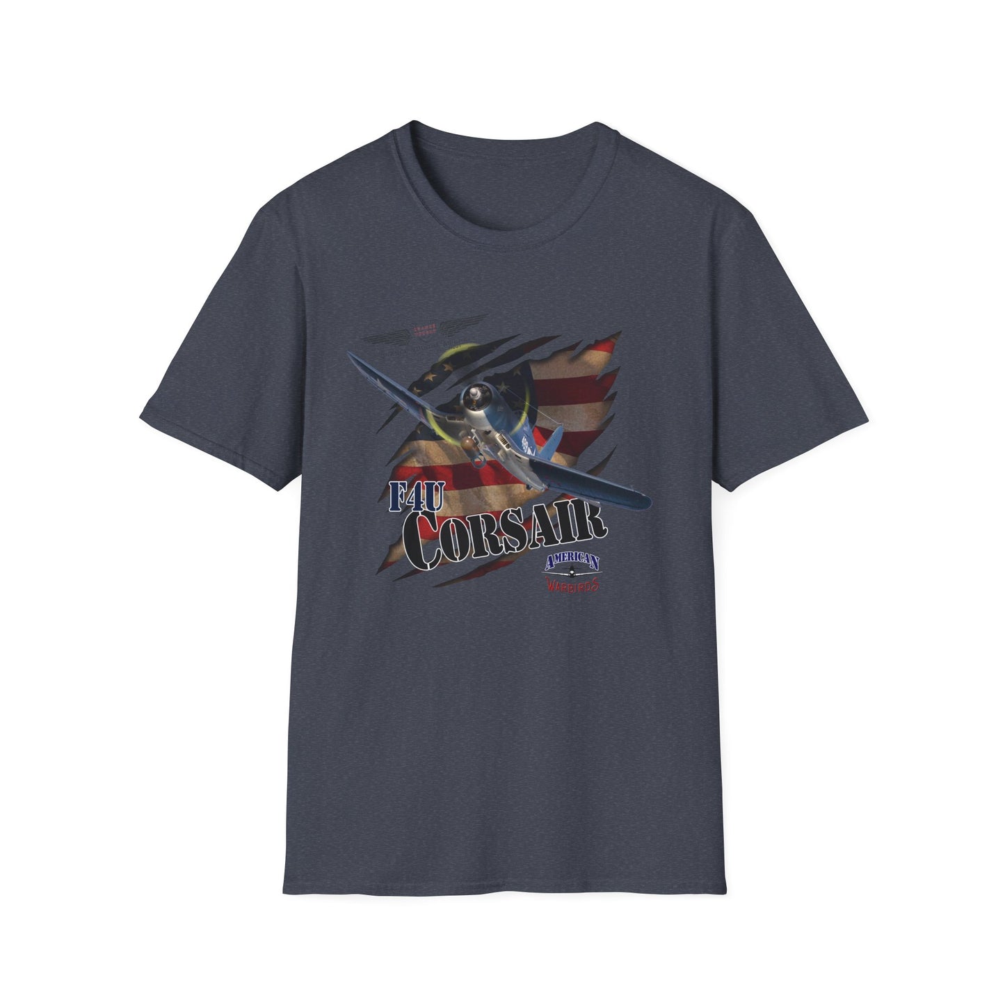American Warbirds F4U Corsair Unisex Tri-Blend Crew Tee