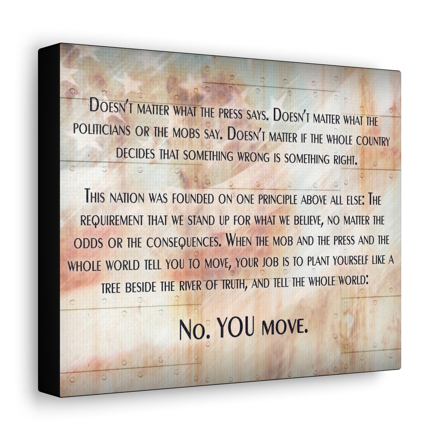 YOU MOVE Canvas Gallery Wrap
