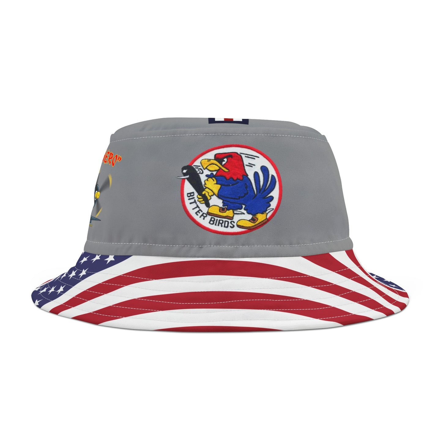 Korean War Hero F4U Corsair Bucket Hat (AOP)