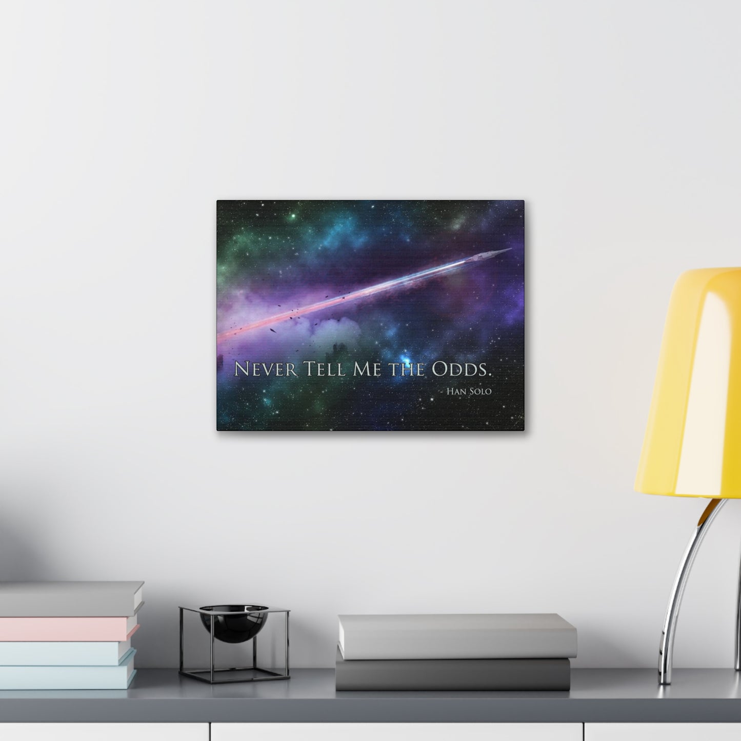 Never Tell Me the Odds Canvas Gallery Wrap