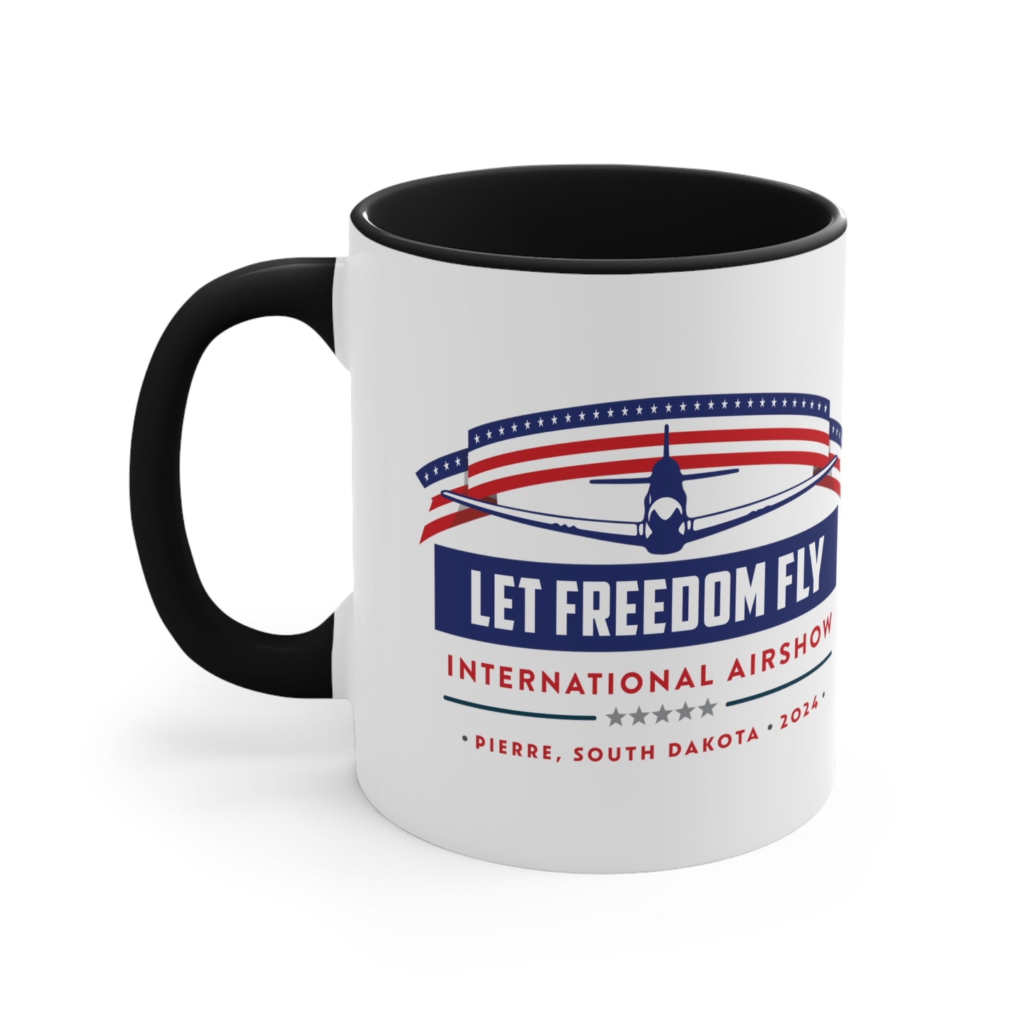 Let Freedom Fly International Airshow Accent Coffee Mug, 11oz