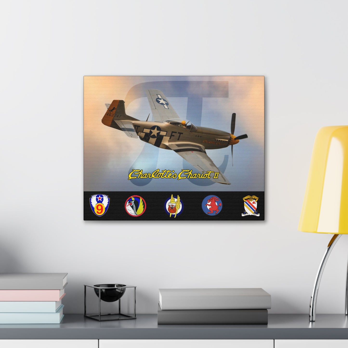 Southern Heritage Aviation Foundation Charlotte's Chariot II Canvas Gallery Wrap