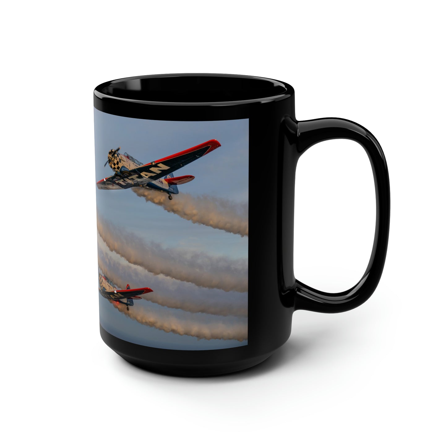 "TITAN Team Rising" Big Black Mug, 15oz