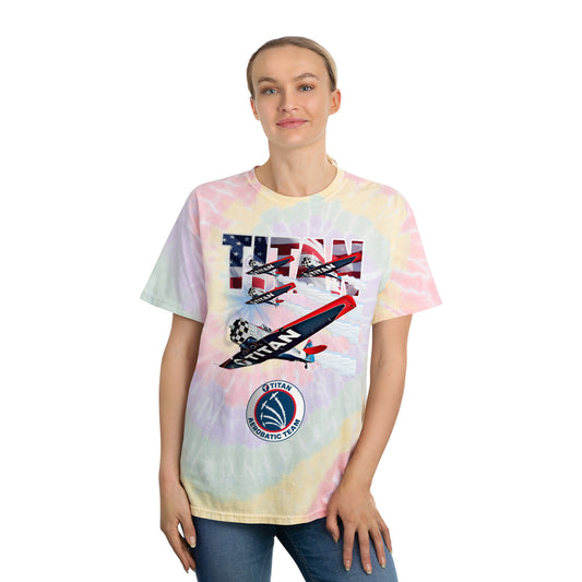 TITAN Aerobatic Team Design 2 Tie-Dye Tee, Spiral