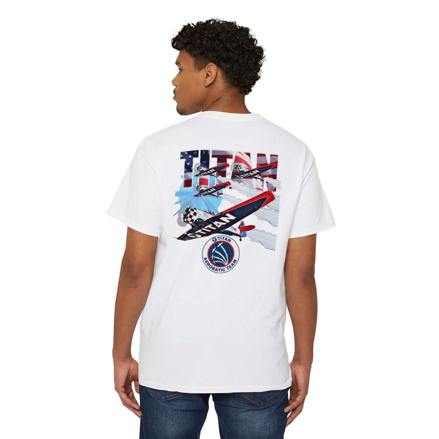 TITAN Aerobatic Team Pocket Tee Unisex Heavy Cotton Pocket Tee