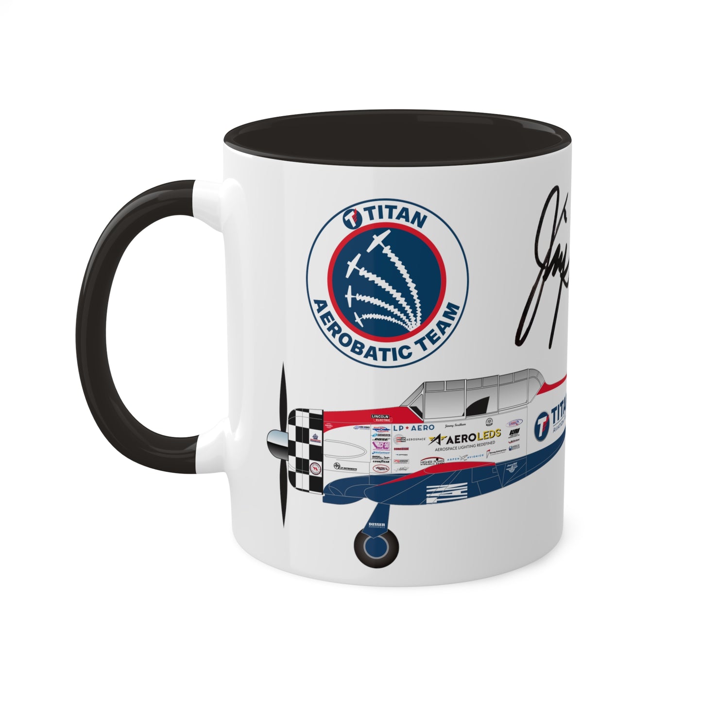 MUG SHOTS #4 - TITAN Aerobatic Team Signature Mug - Jimmy Fordham, 11oz