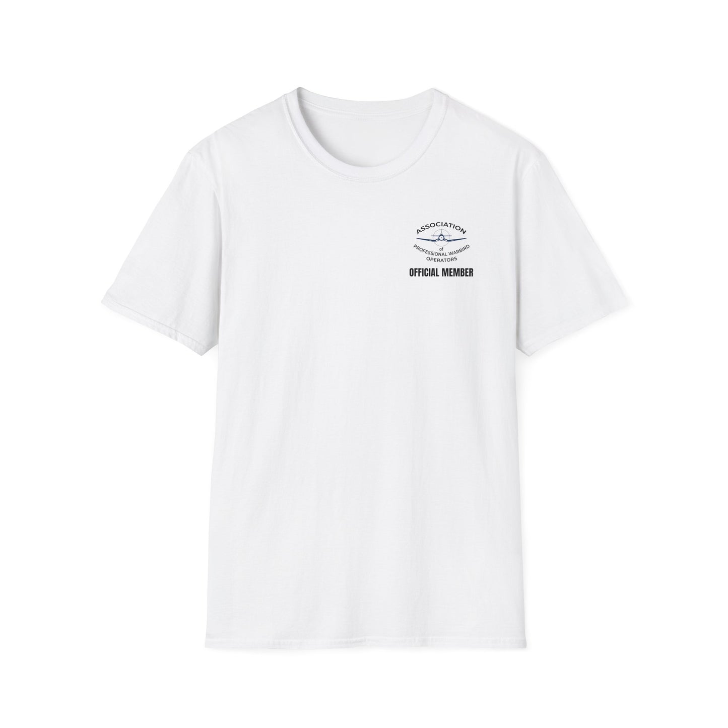 APWO P-38 Lightning Member T-Shirt Unisex Softstyle T-Shirt