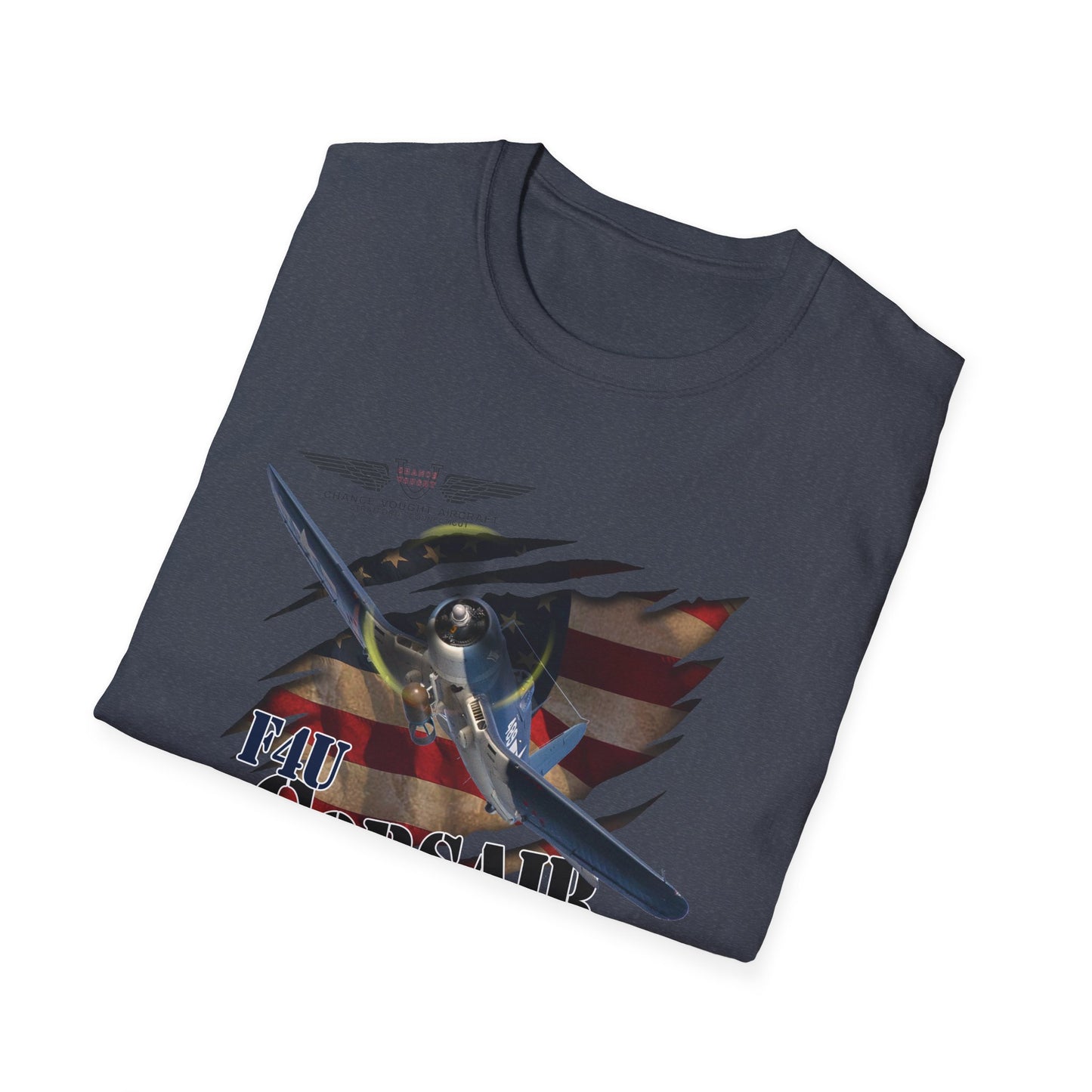 American Warbirds F4U Corsair Unisex Tri-Blend Crew Tee
