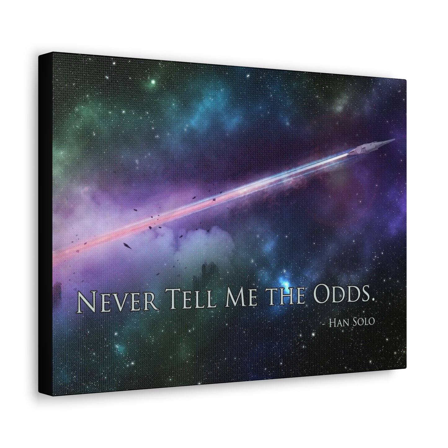 Never Tell Me the Odds Canvas Gallery Wrap