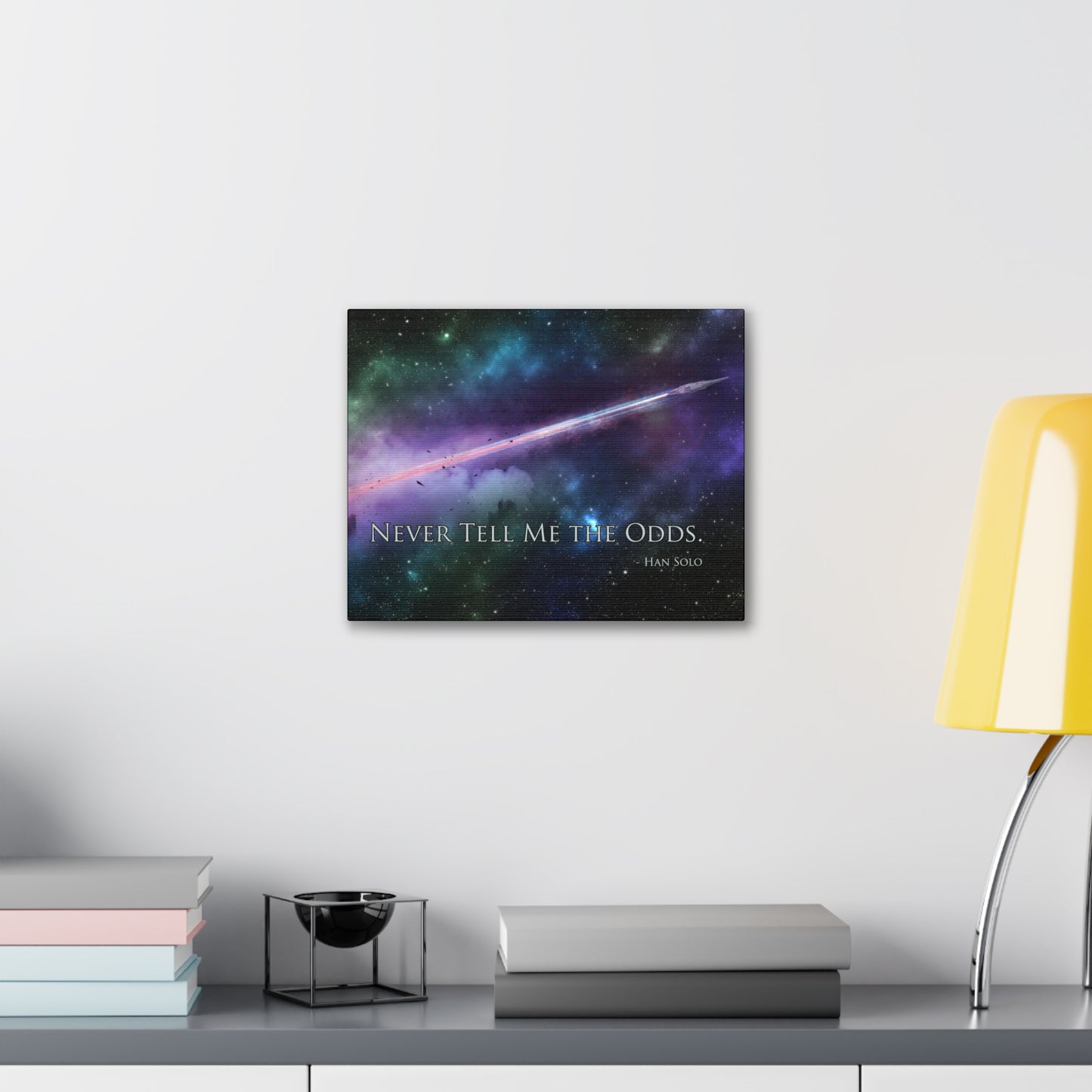 Never Tell Me the Odds Canvas Gallery Wrap