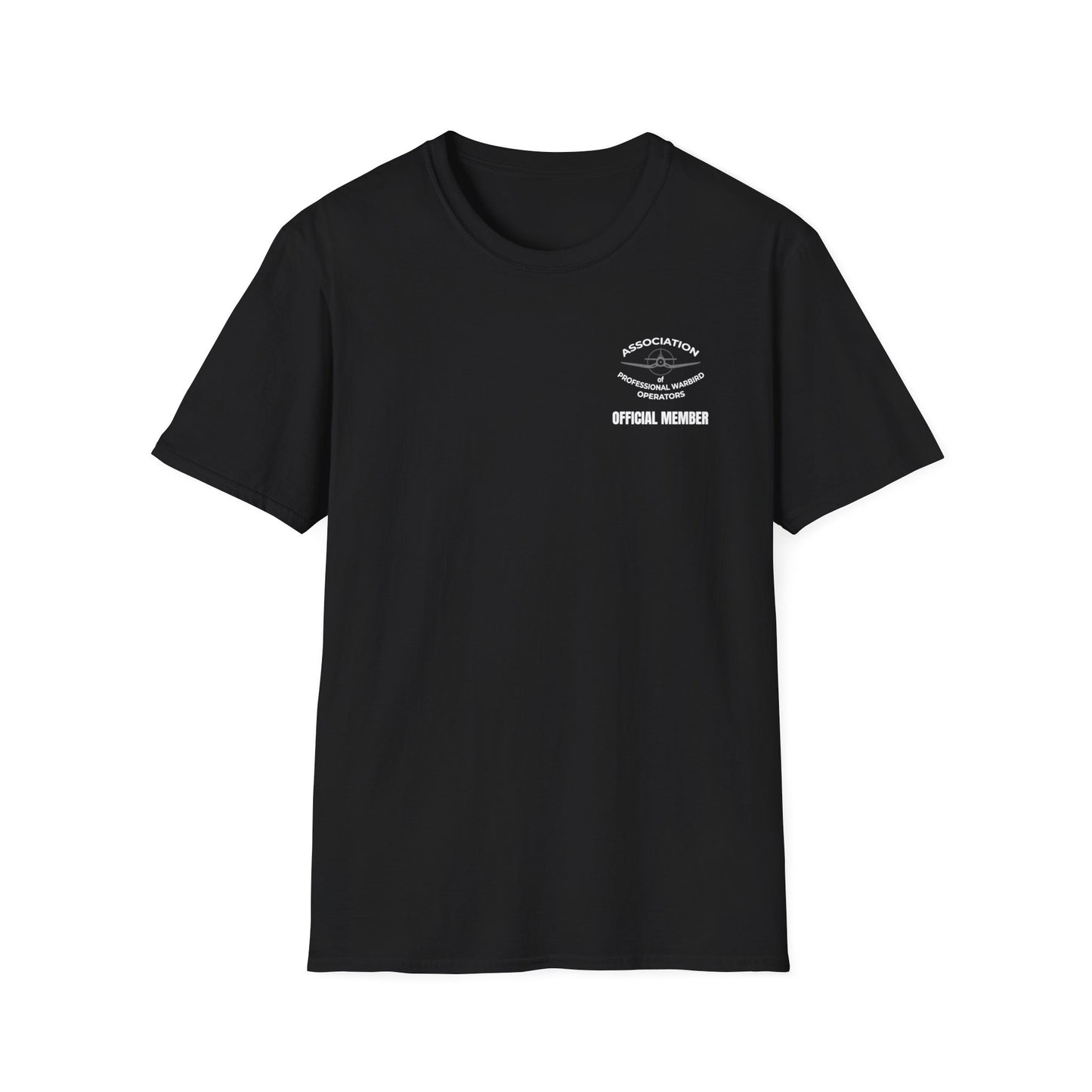 APWO P-38 Lightning Member T-Shirt Unisex Softstyle T-Shirt
