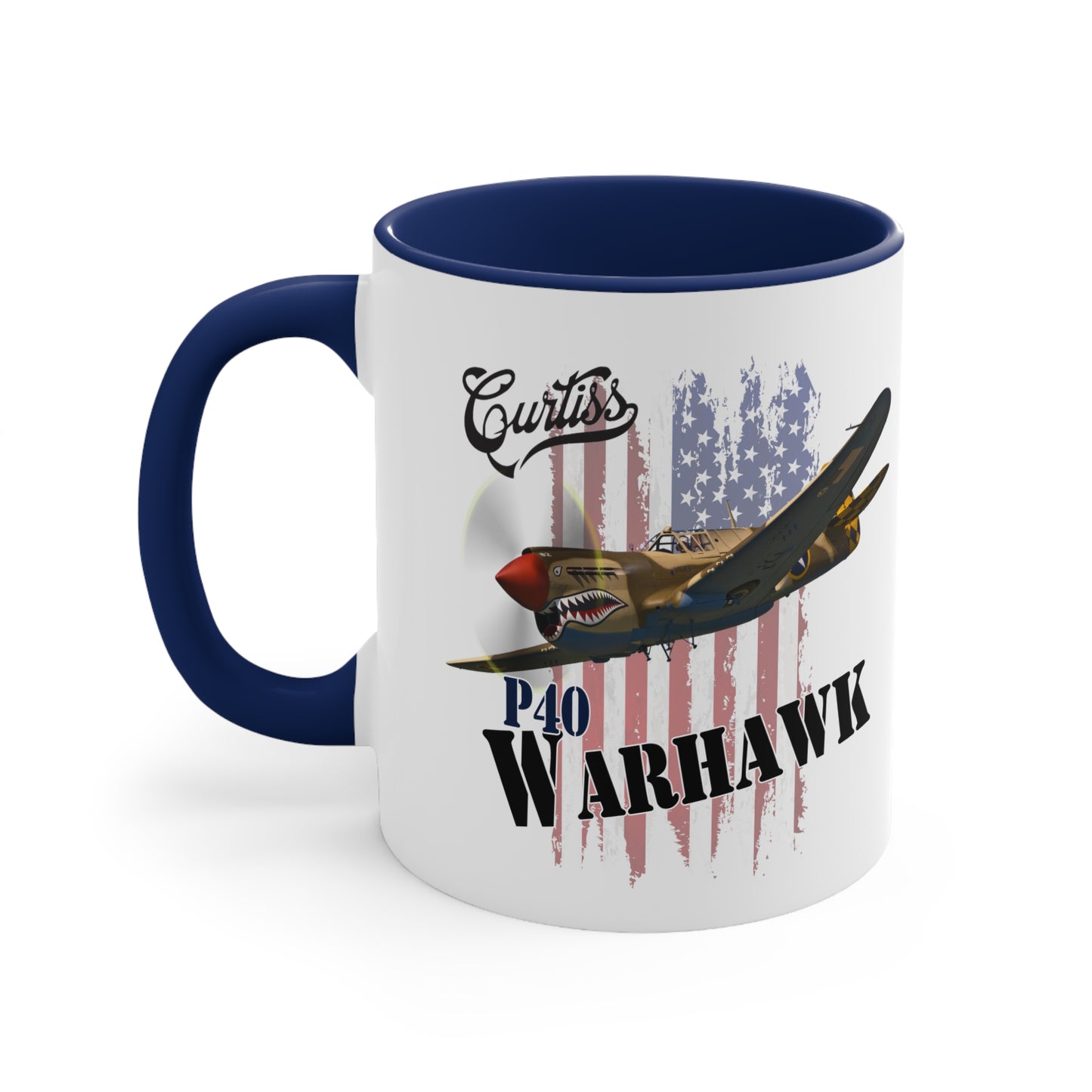 American Warbirds P40 Warhawk Accent Coffee Mug, 11oz