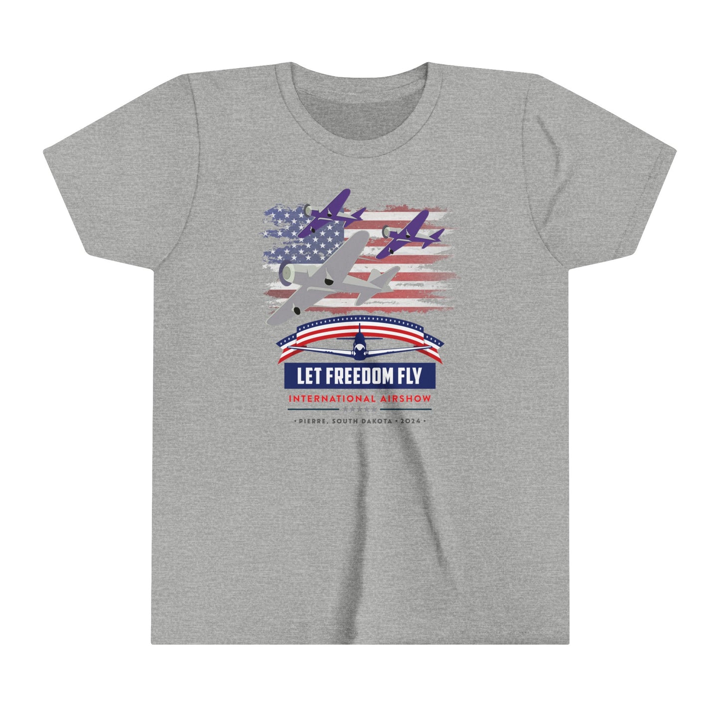 Let Freedom Fly Youth Short Sleeve Tee