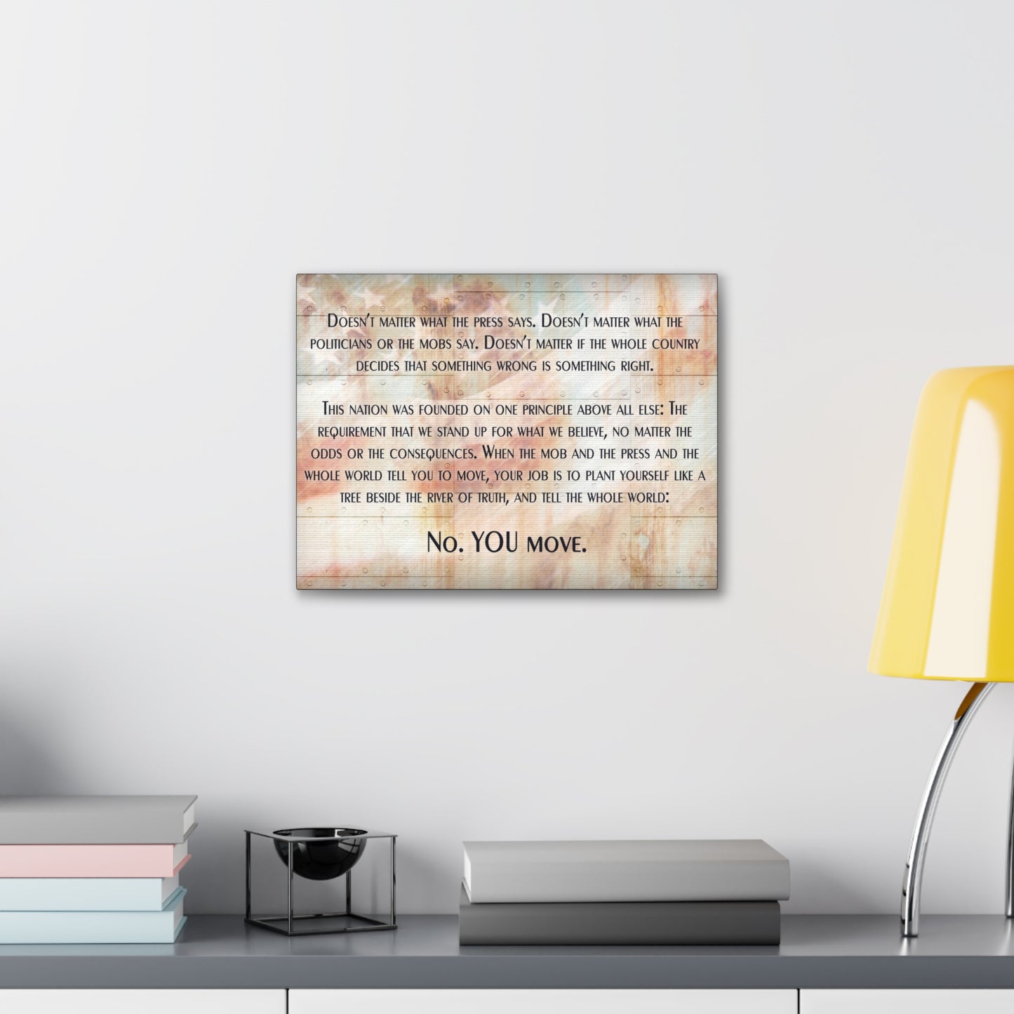YOU MOVE Canvas Gallery Wrap