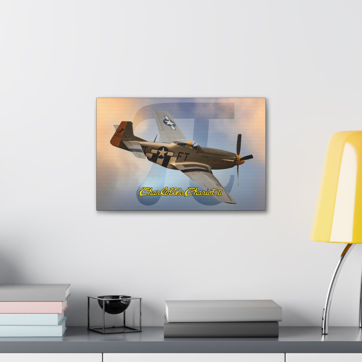 Southern Heritage Aviation Foundation Charlotte's Chariot II Canvas Gallery Wrap