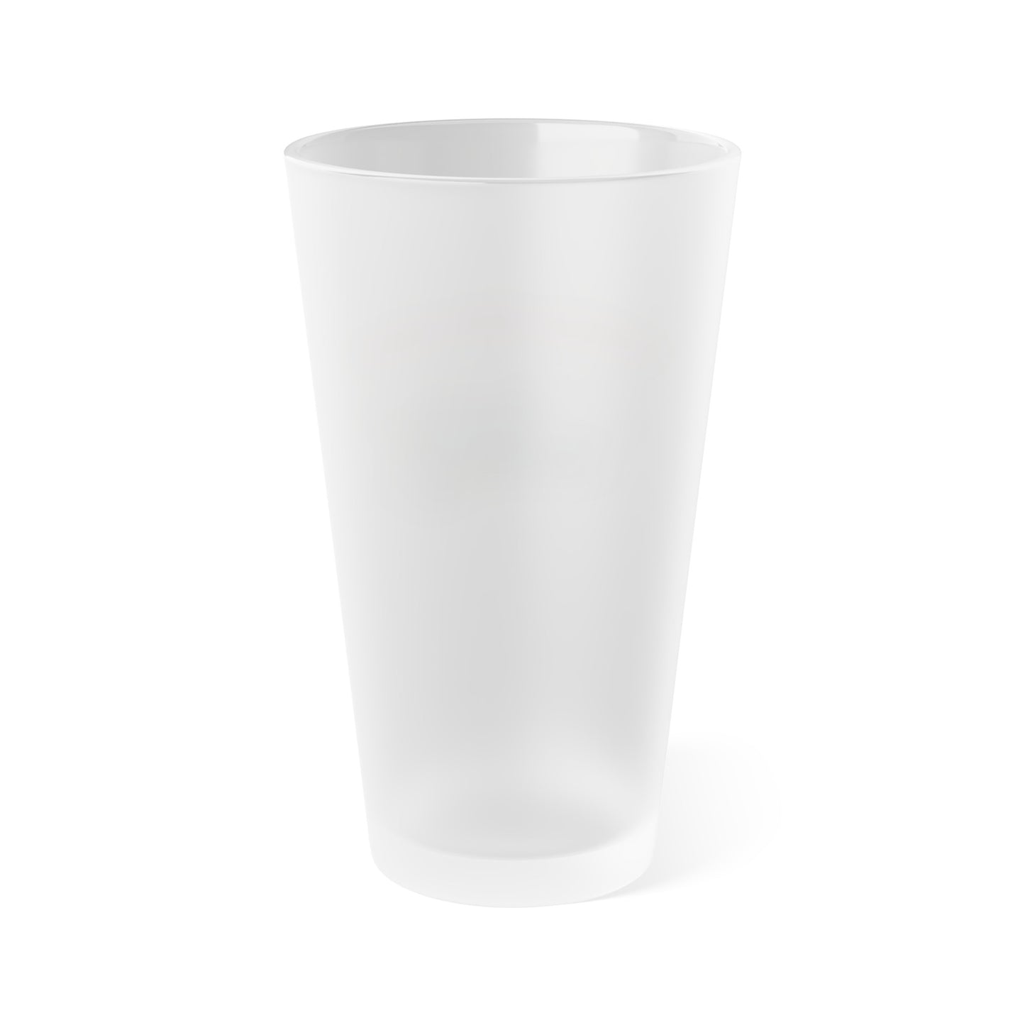 Korean War Hero F4U Corsair Frosted Pint Glass, 16oz