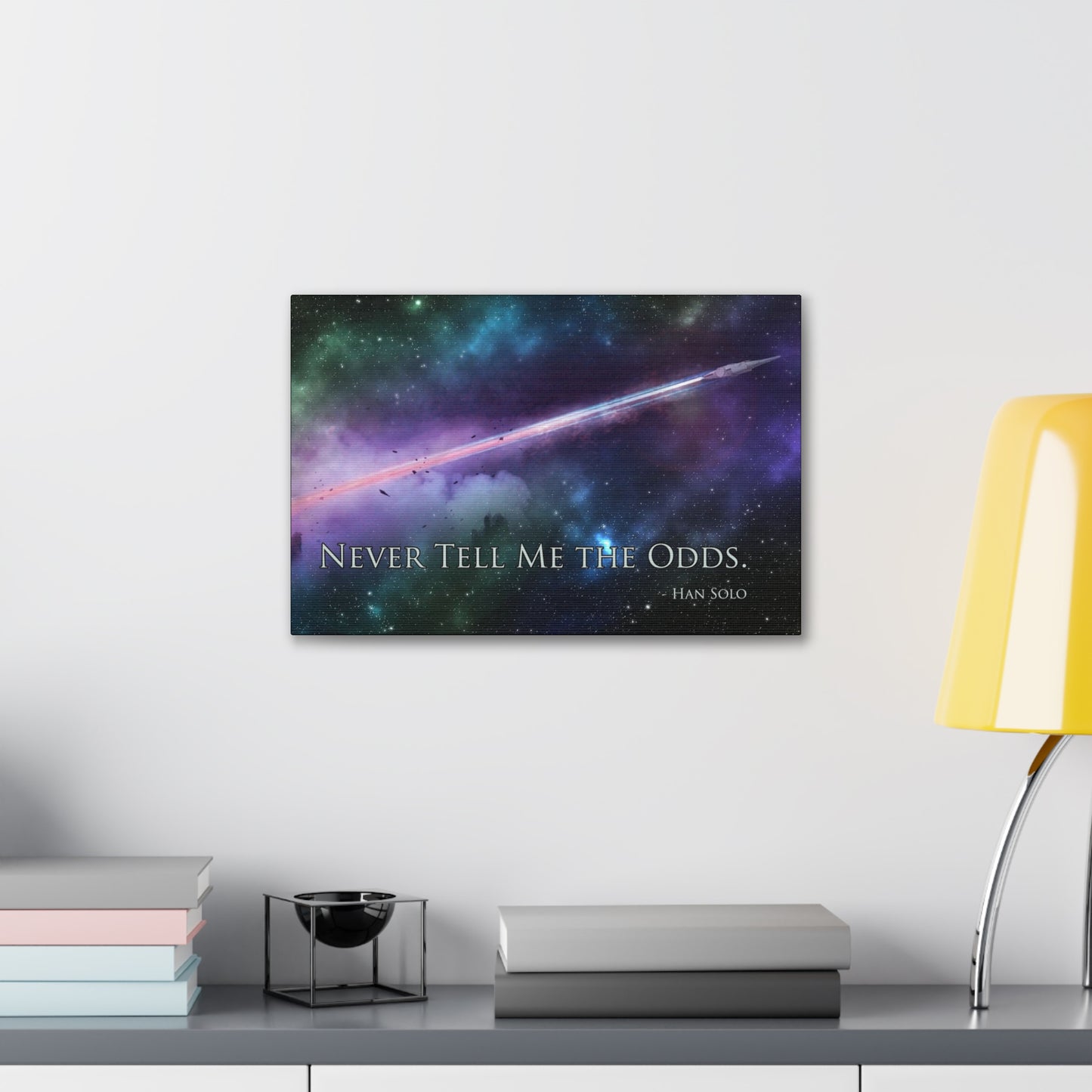 Never Tell Me the Odds Canvas Gallery Wrap