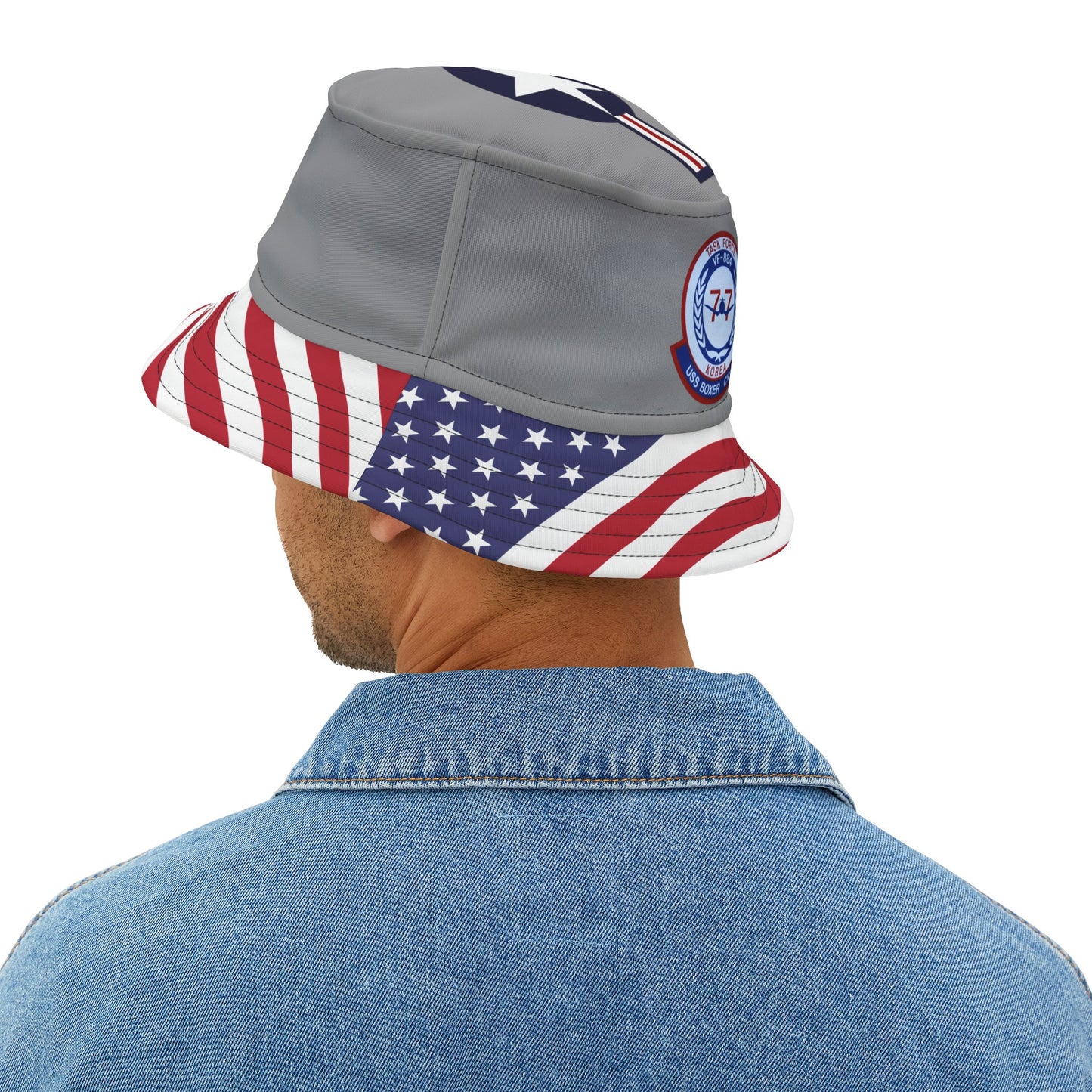 Korean War Hero F4U Corsair Bucket Hat (AOP)