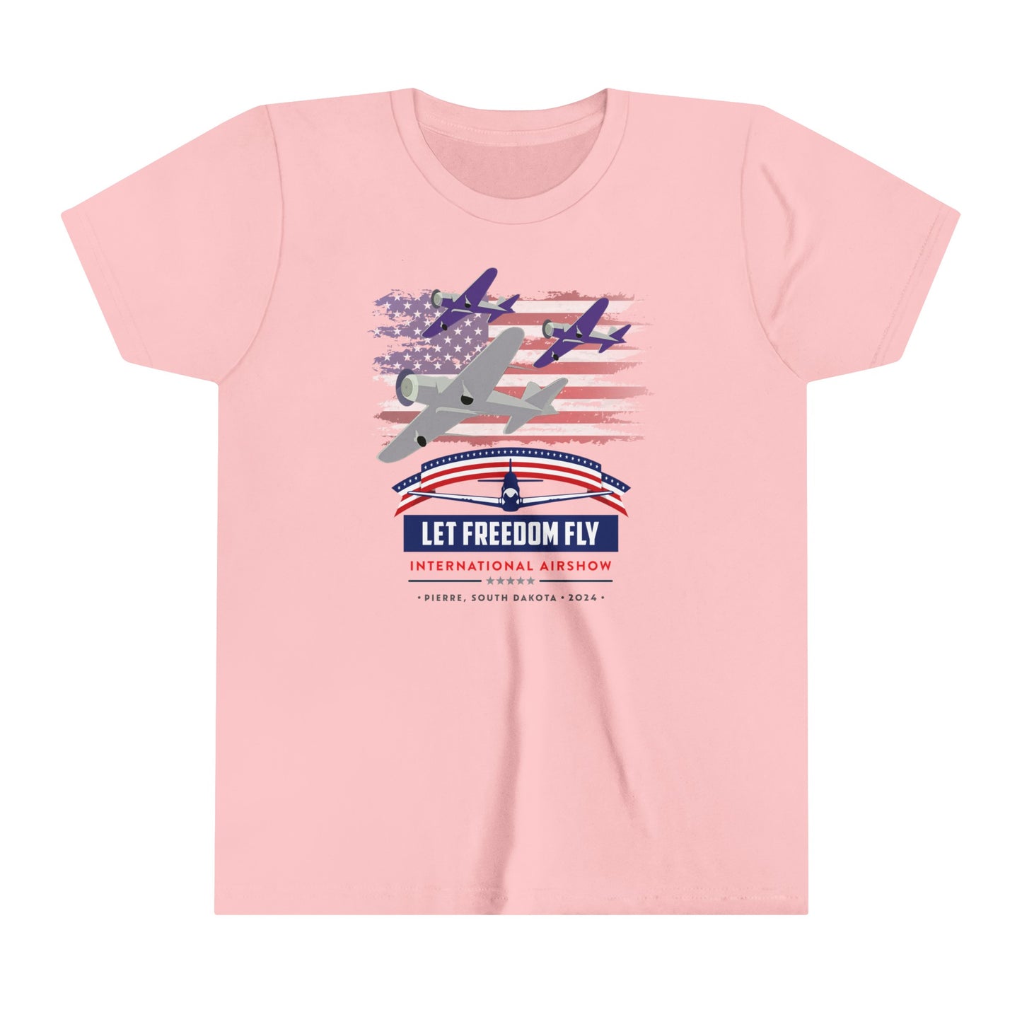 Let Freedom Fly Youth Short Sleeve Tee