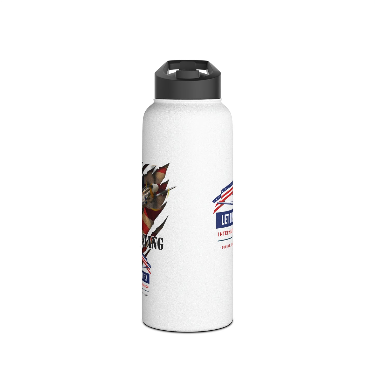 Let Freedom Fly Stainless Steel Water Bottle, Standard Lid