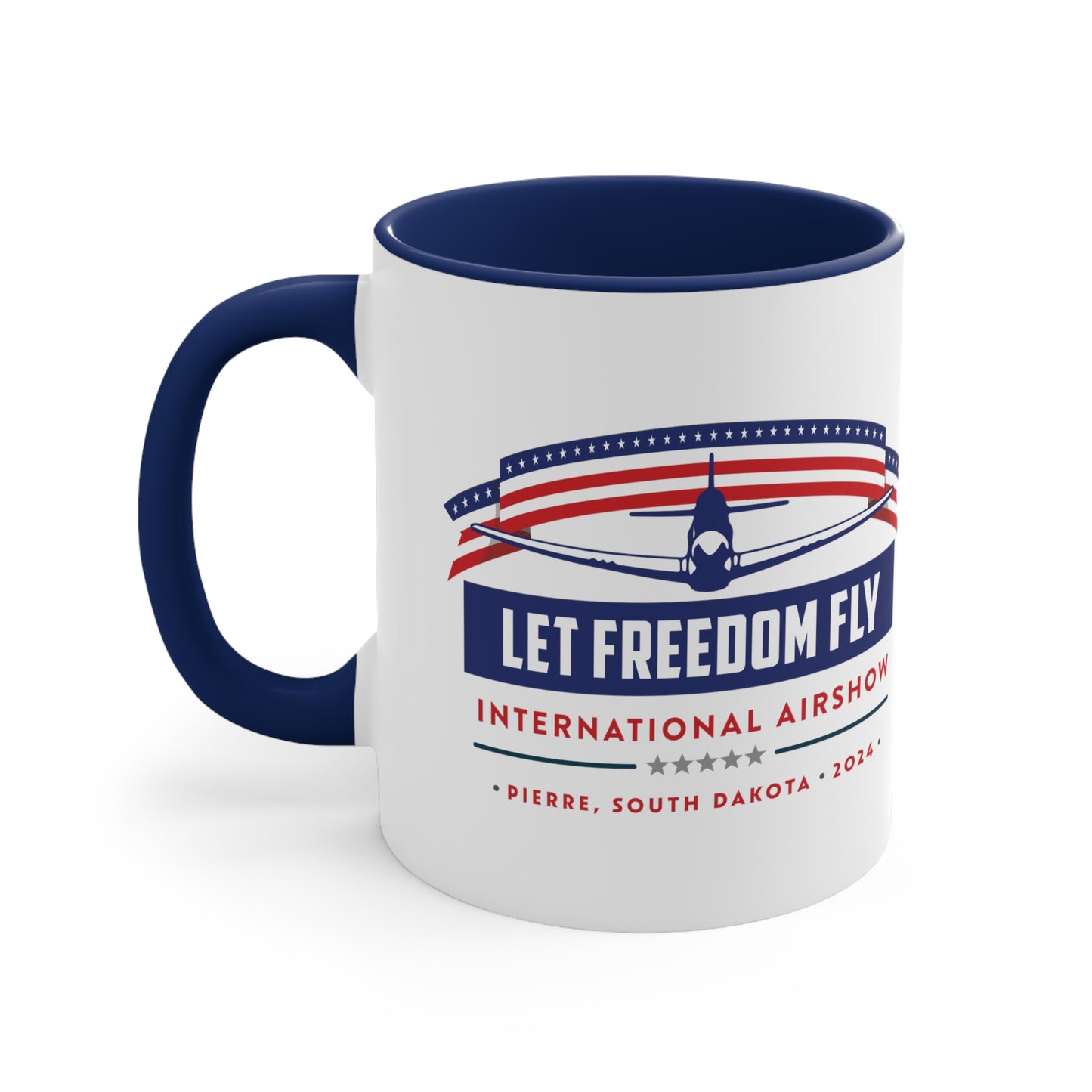 Let Freedom Fly International Airshow Accent Coffee Mug, 11oz