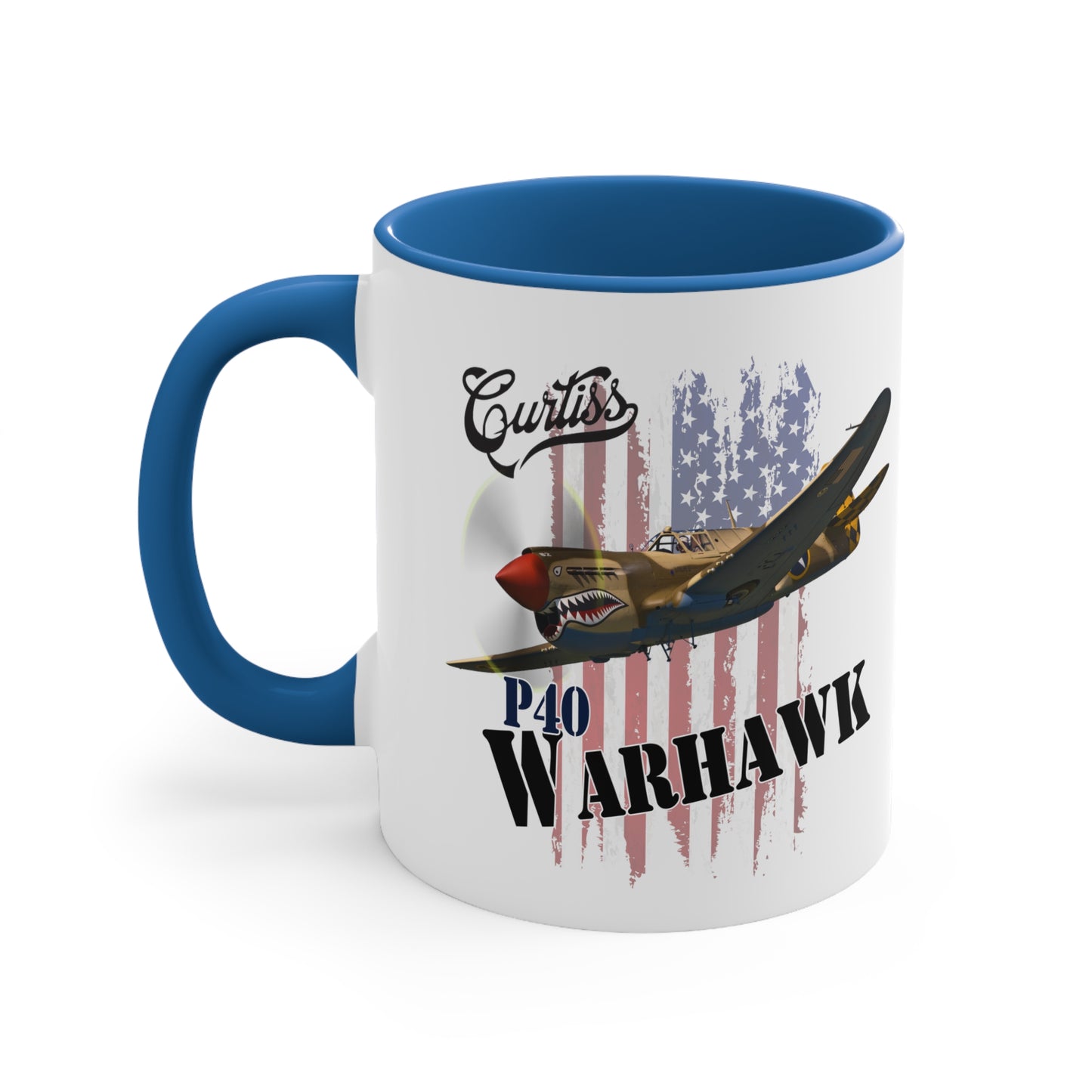 American Warbirds P40 Warhawk Accent Coffee Mug, 11oz