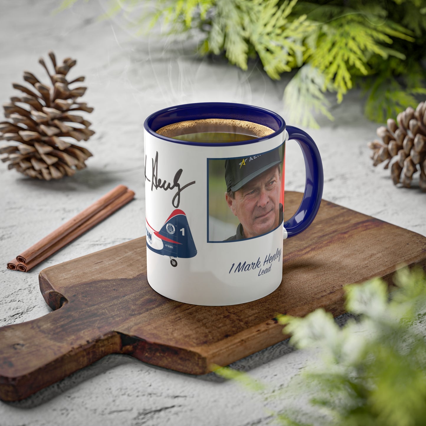 MUG SHOTS #1 - TITAN Aerobatic Team Signature Mug - Mark Henley, 11oz