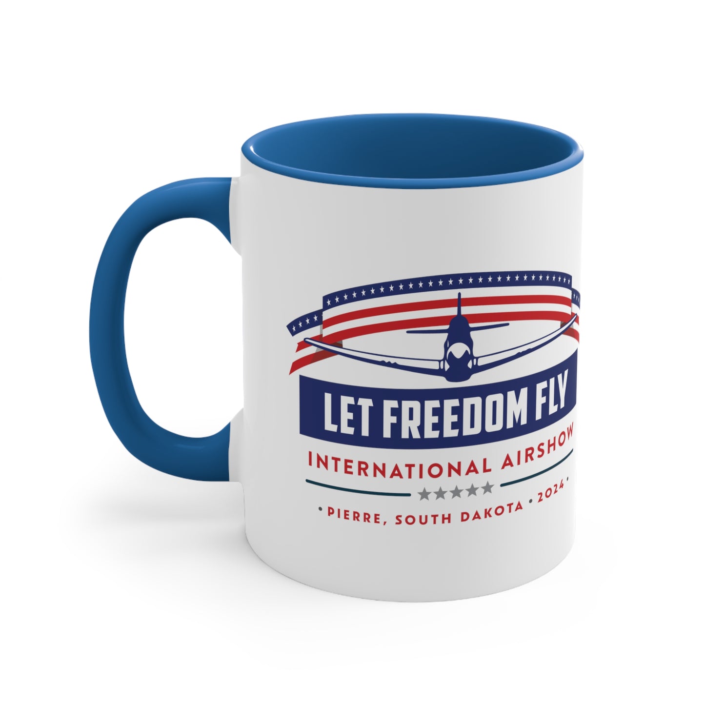 Let Freedom Fly International Airshow Accent Coffee Mug, 11oz