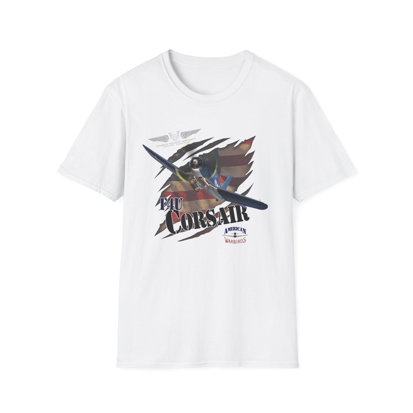 American Warbirds F4U Corsair Unisex Tri-Blend Crew Tee