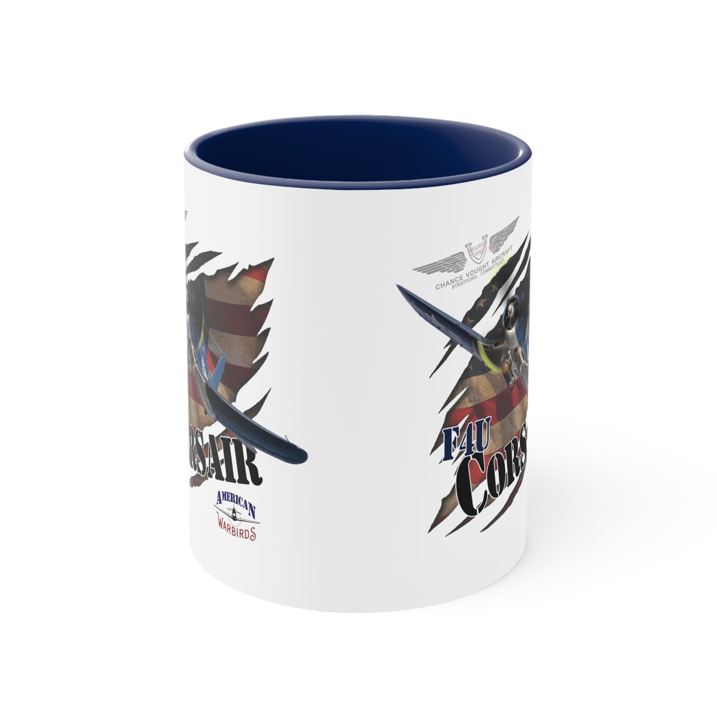 American Warbirds F4U Corsair Accent Coffee Mug, 11oz