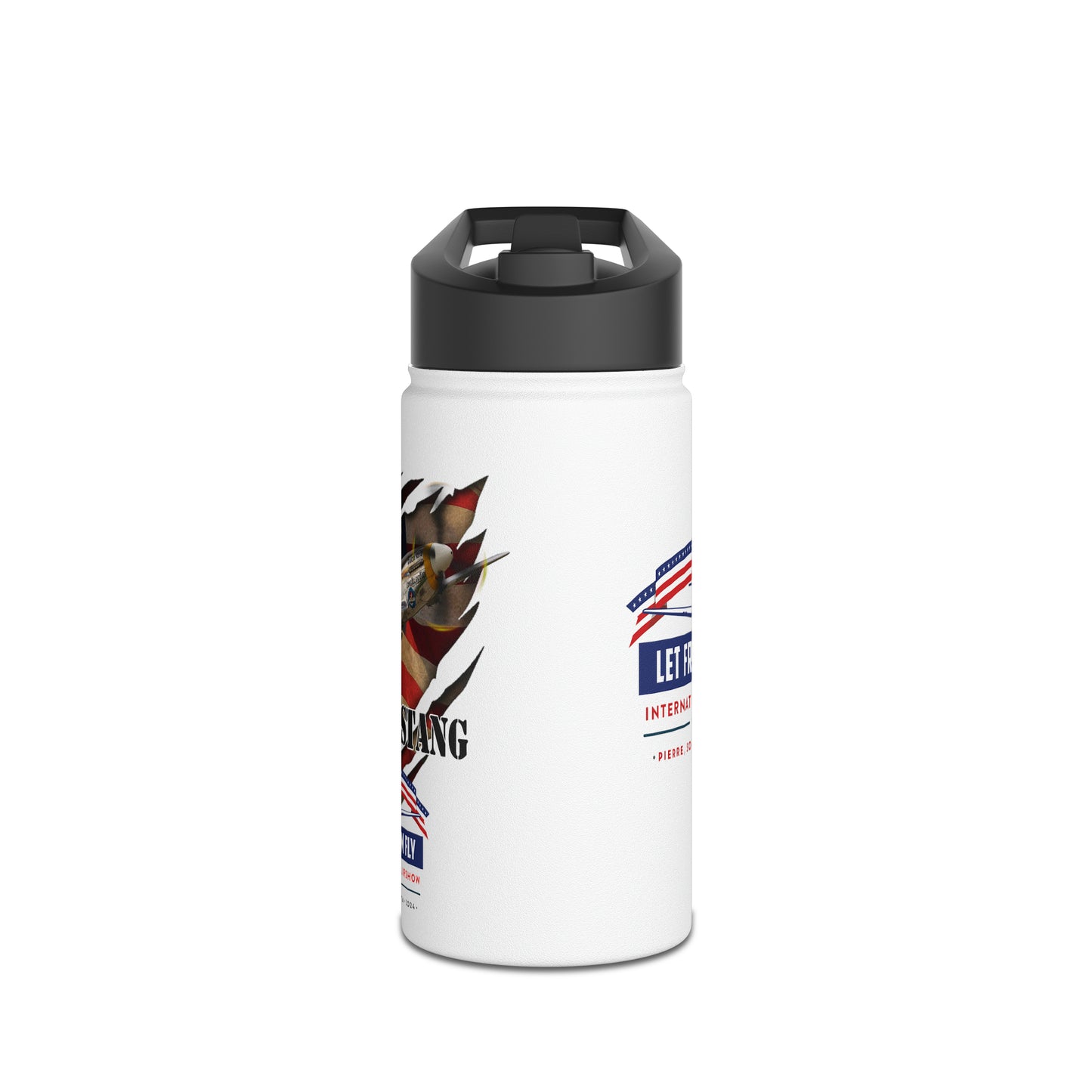 Let Freedom Fly Stainless Steel Water Bottle, Standard Lid