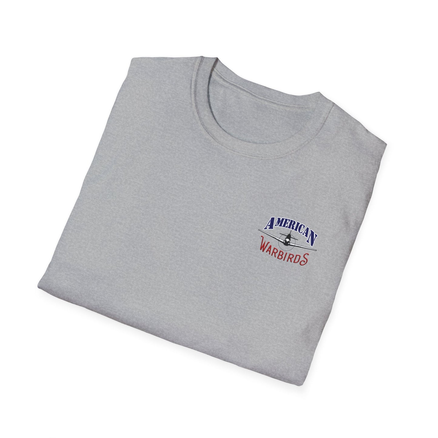 American Warbirds P-40 Warhawk T-Shirt Unisex Softstyle T-Shirt