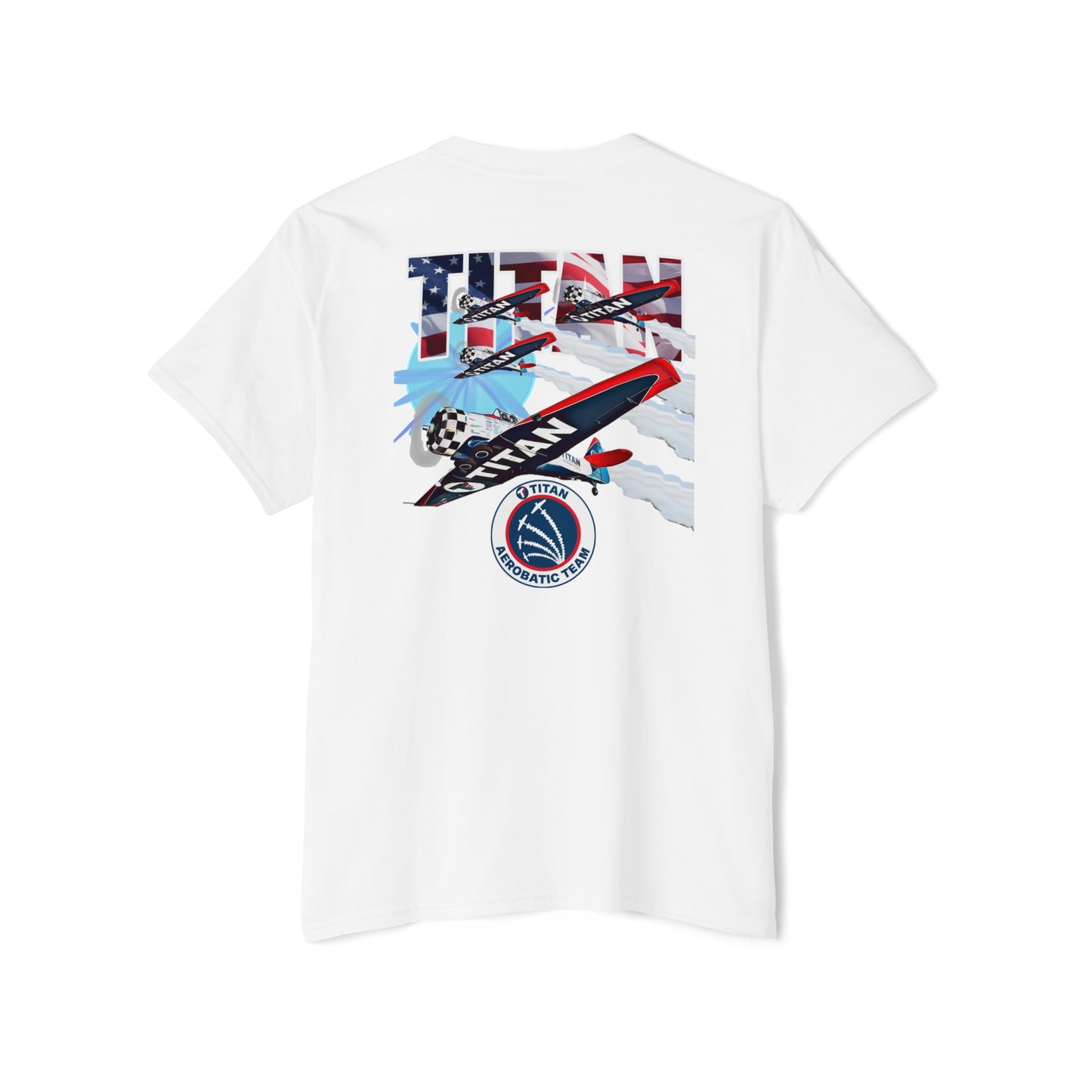 TITAN Aerobatic Team Pocket Tee Unisex Heavy Cotton Pocket Tee