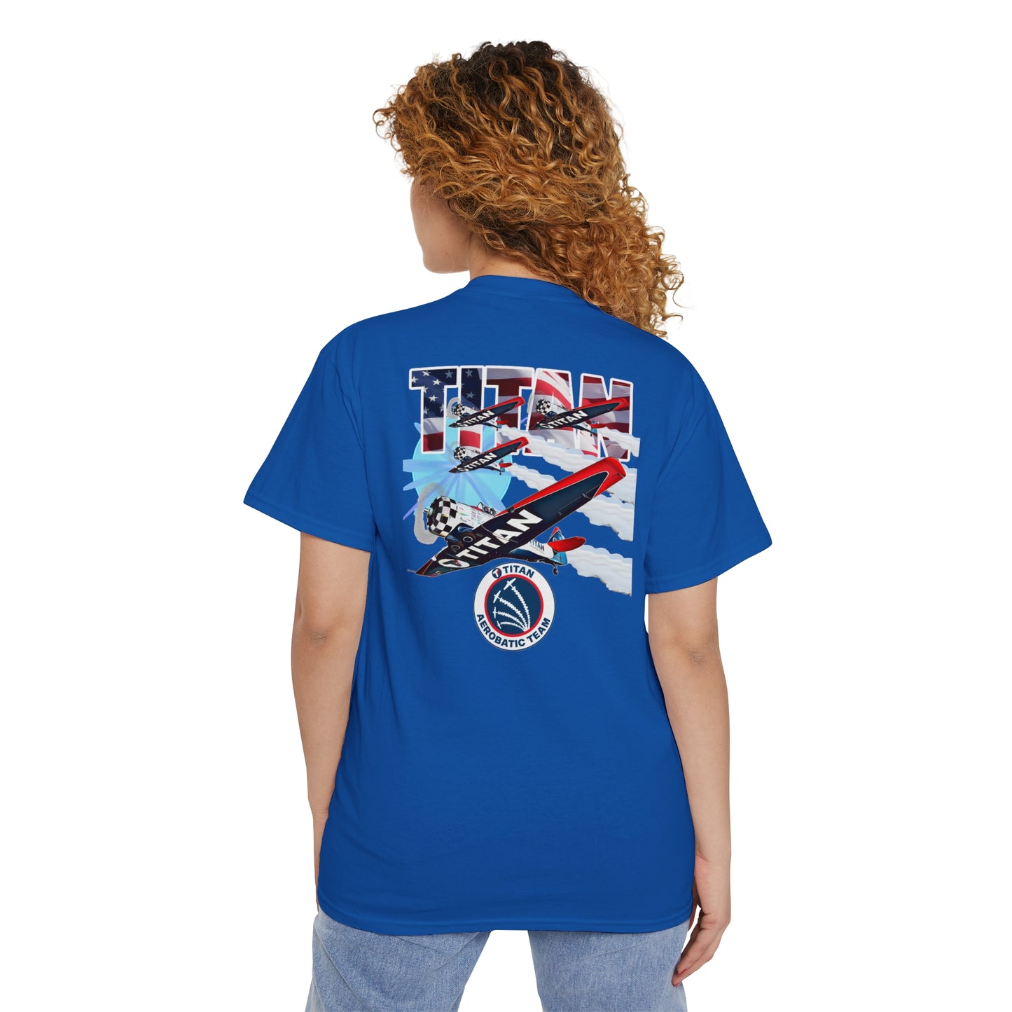 TITAN Aerobatic Team Pocket Tee Unisex Heavy Cotton Pocket Tee