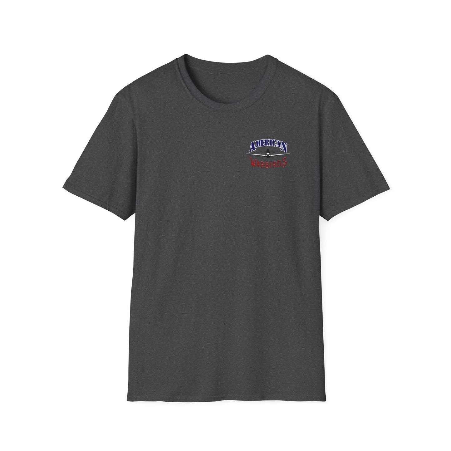 American Warbirds P-40 Warhawk Version 2 T-Shirt Unisex Softstyle T-Shirt