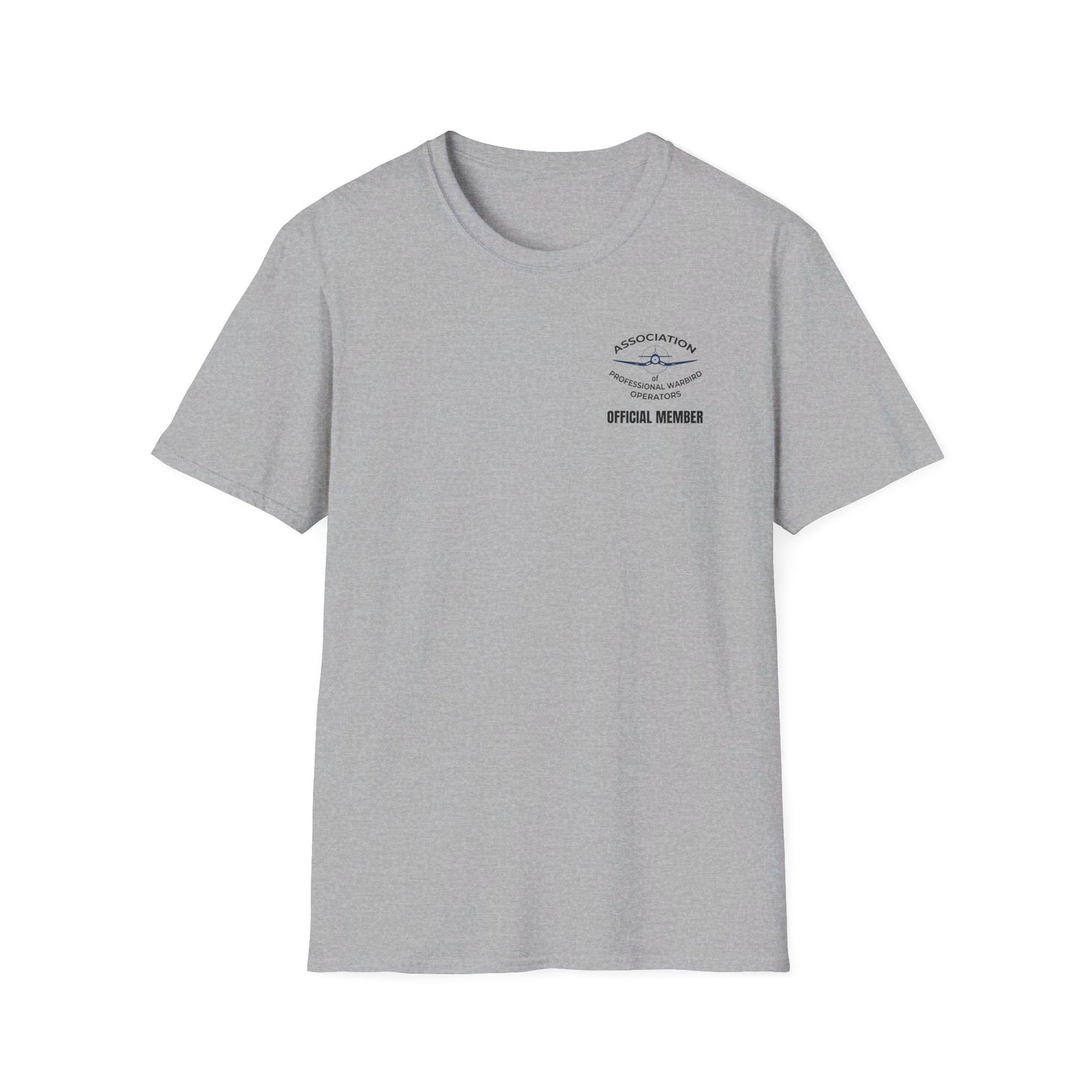 APWO P-40 Warhawk Member T-Shirt Unisex Softstyle T-Shirt