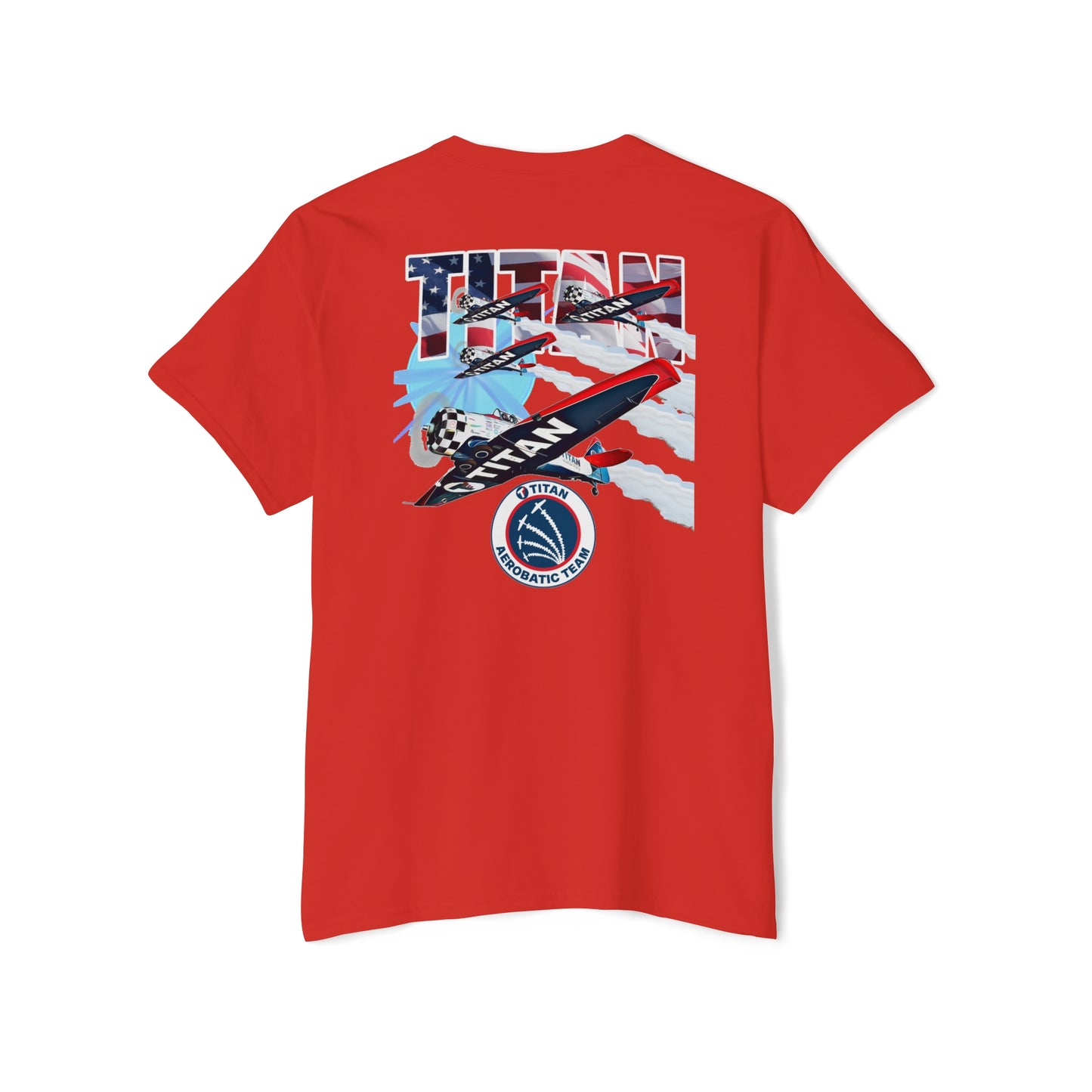 TITAN Aerobatic Team Pocket Tee Unisex Heavy Cotton Pocket Tee