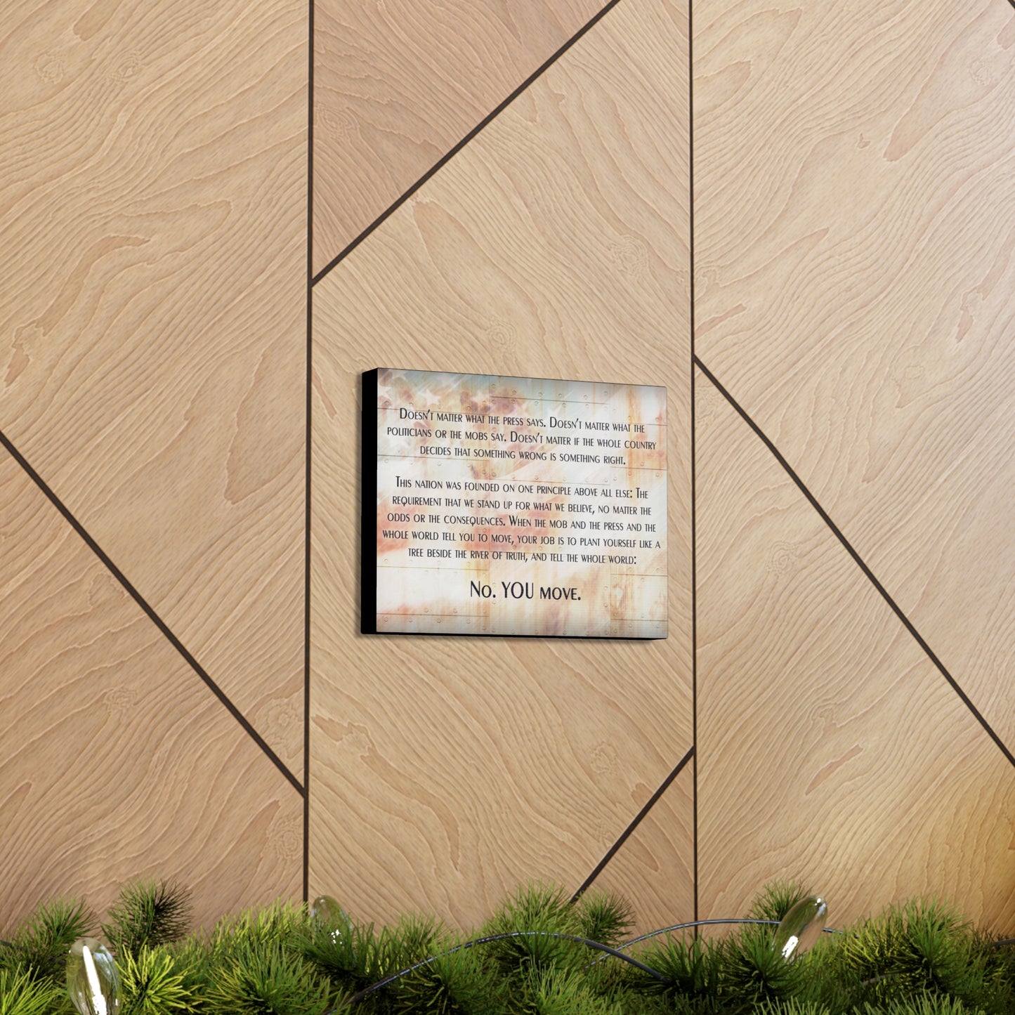 YOU MOVE Canvas Gallery Wrap