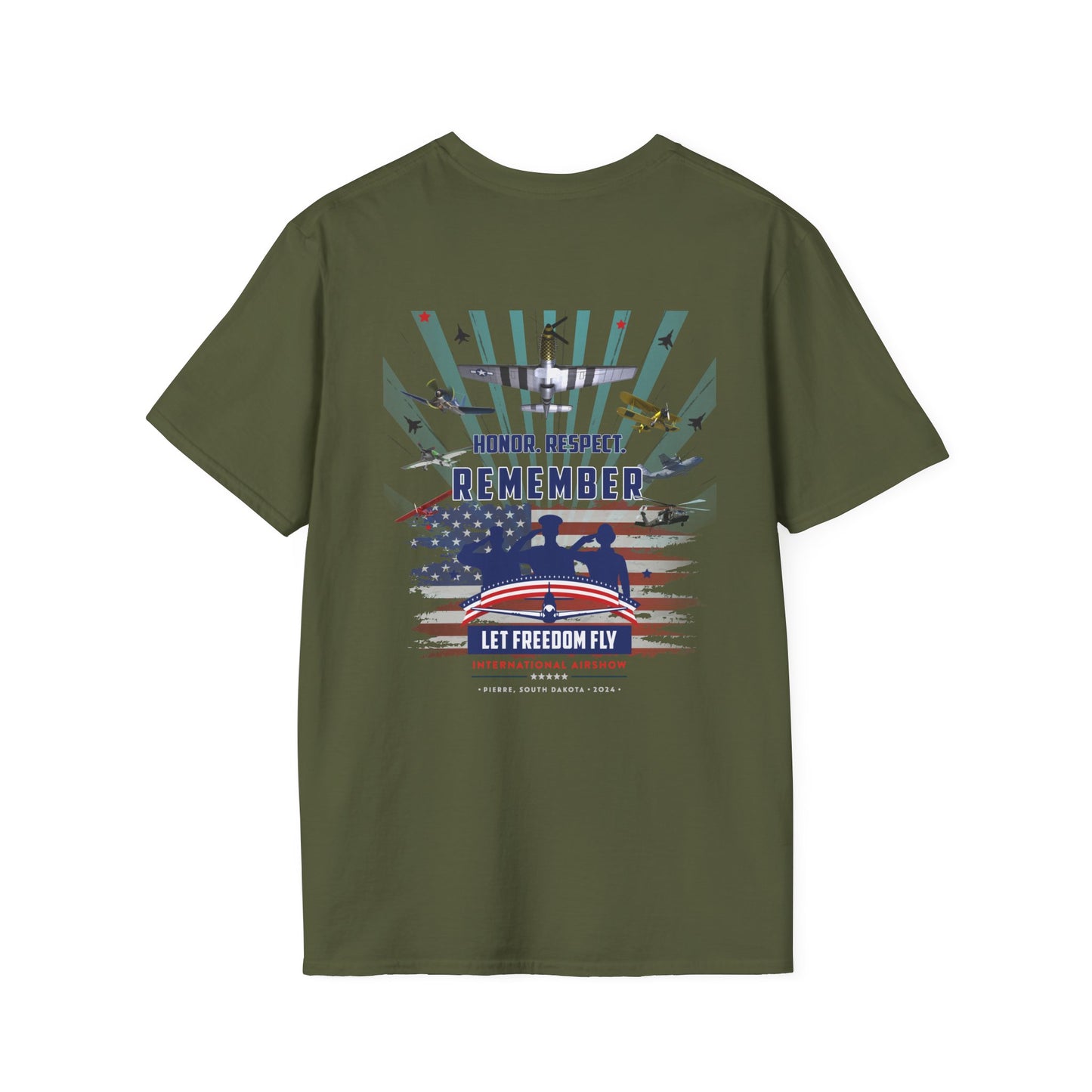 Let Freedom Fly International Airshow - Official Event T-Shirt Unisex Tri-Blend Crew Tee