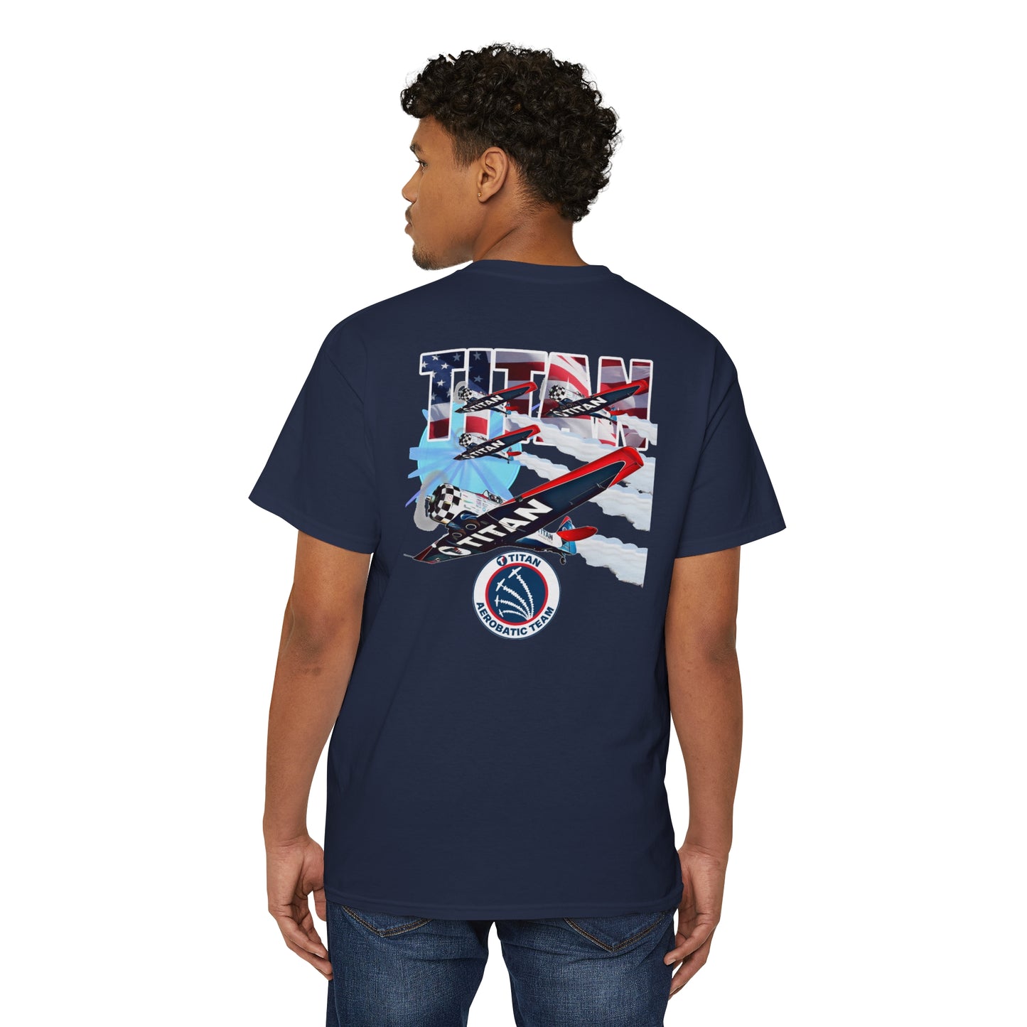 TITAN Aerobatic Team Pocket Tee Unisex Heavy Cotton Pocket Tee