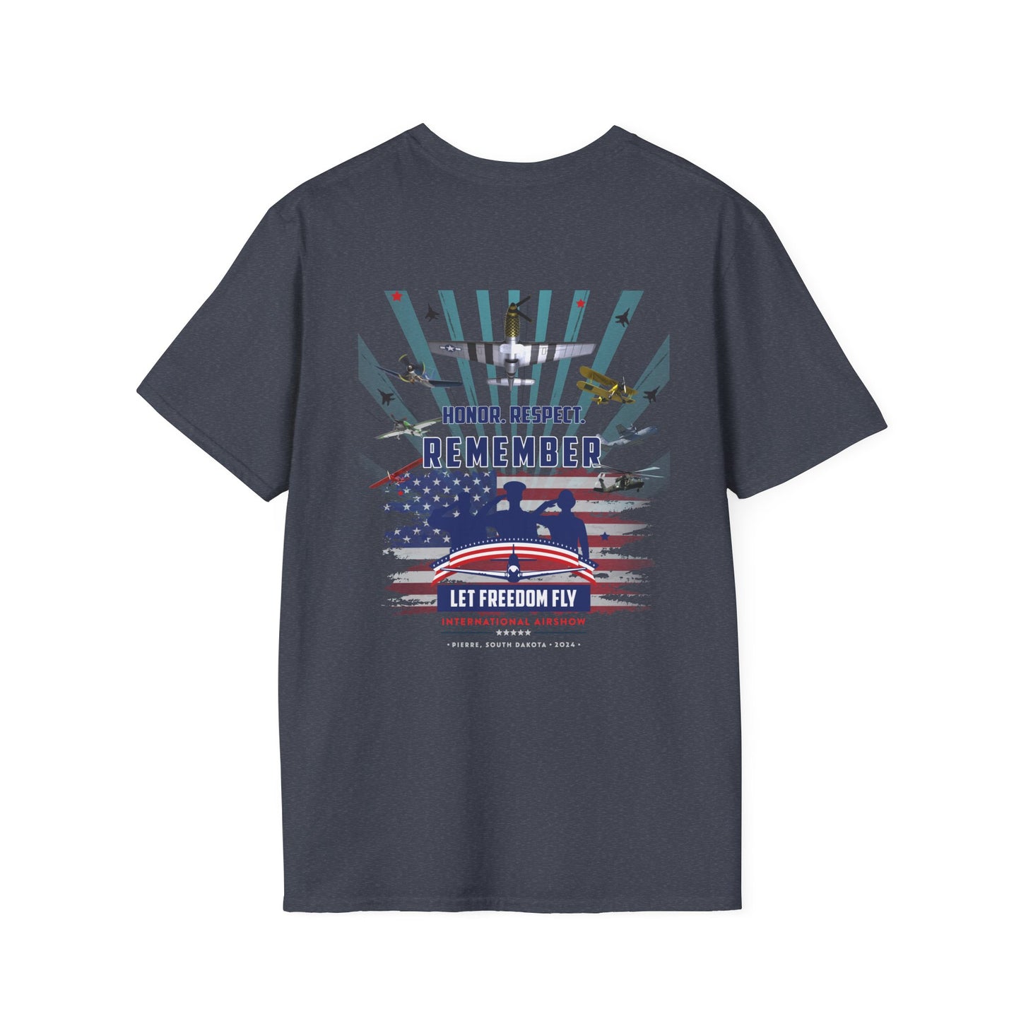 Let Freedom Fly International Airshow - Official Event T-Shirt Unisex Tri-Blend Crew Tee