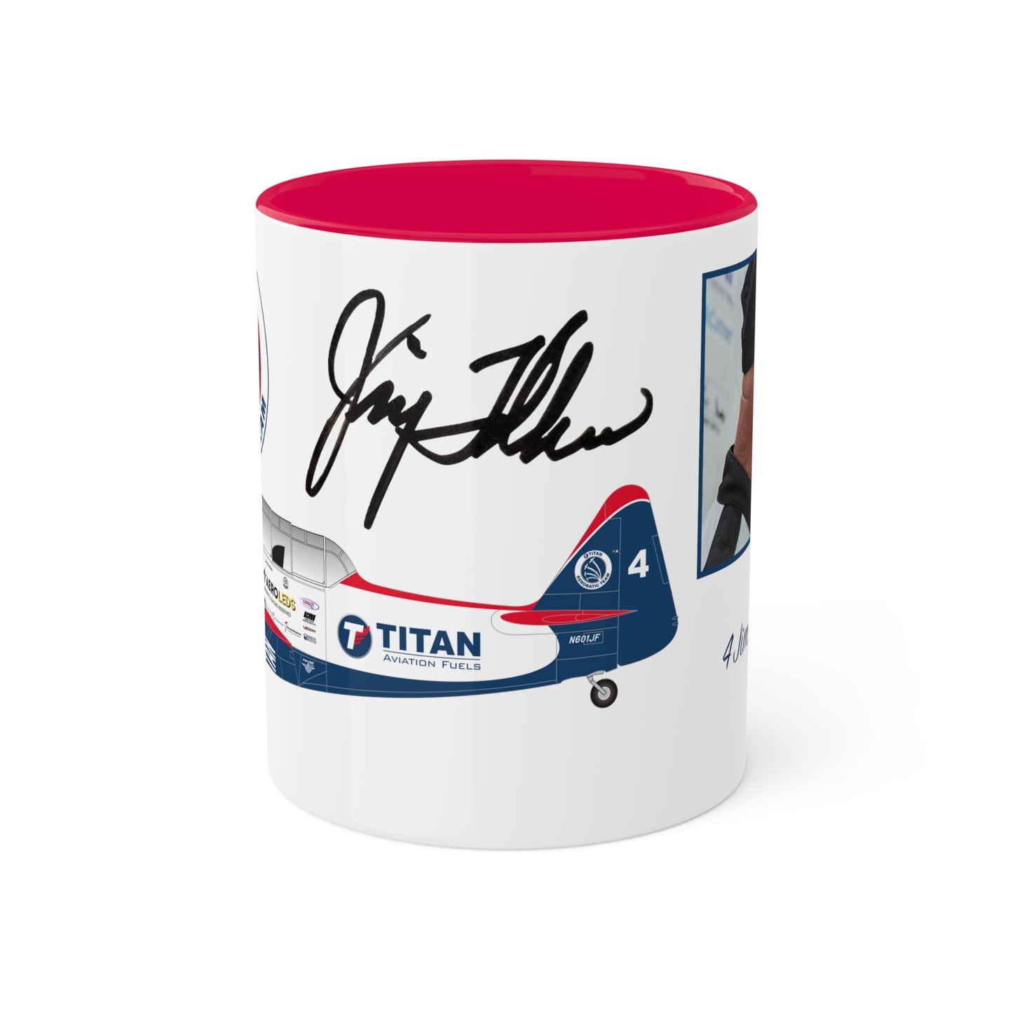 MUG SHOTS #4 - TITAN Aerobatic Team Signature Mug - Jimmy Fordham, 11oz