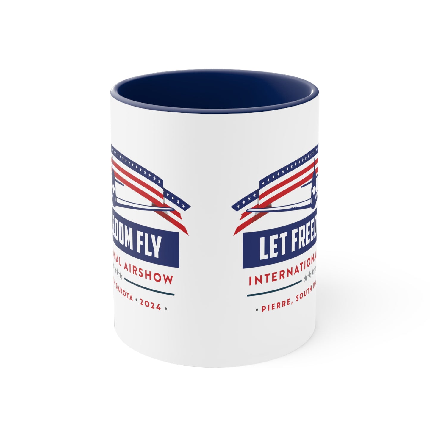 Let Freedom Fly International Airshow Accent Coffee Mug, 11oz