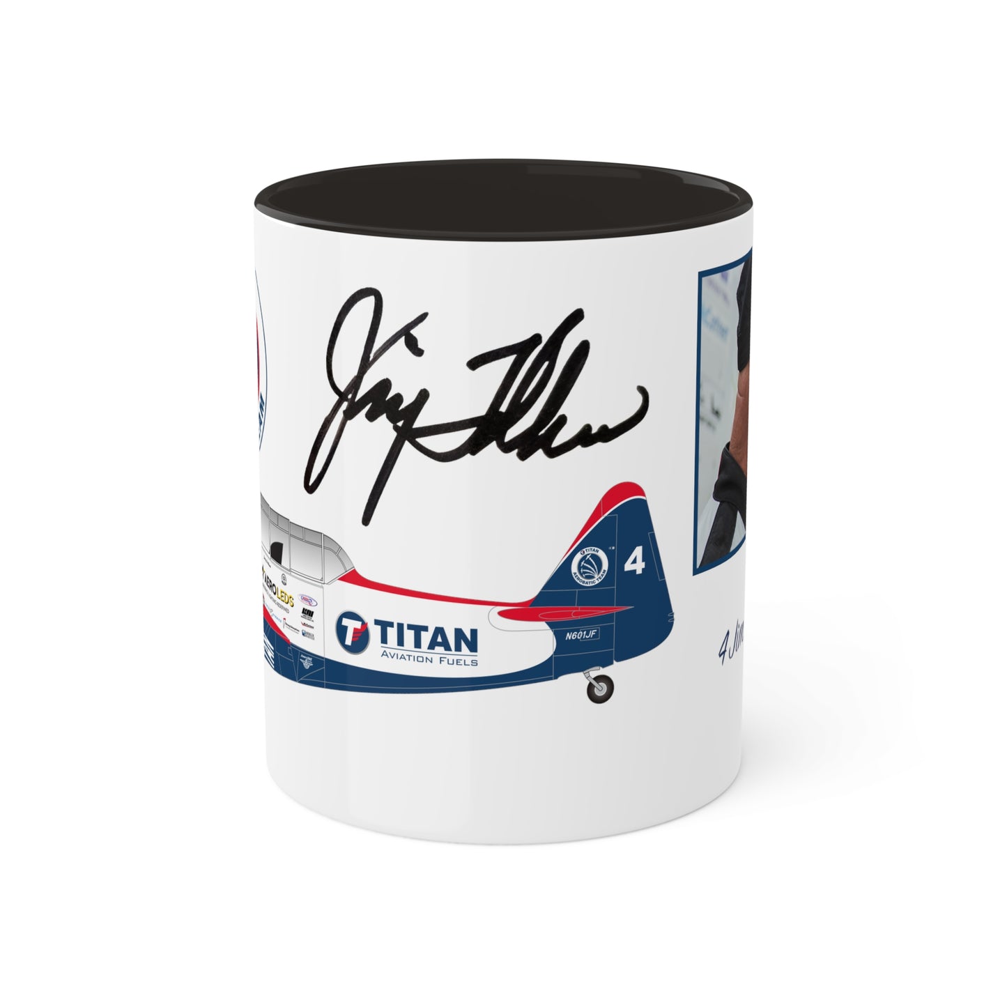 MUG SHOTS #4 - TITAN Aerobatic Team Signature Mug - Jimmy Fordham, 11oz