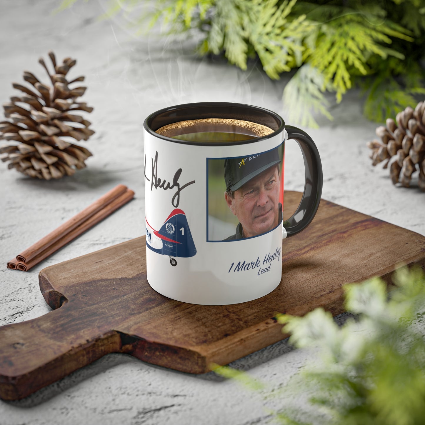 MUG SHOTS #1 - TITAN Aerobatic Team Signature Mug - Mark Henley, 11oz
