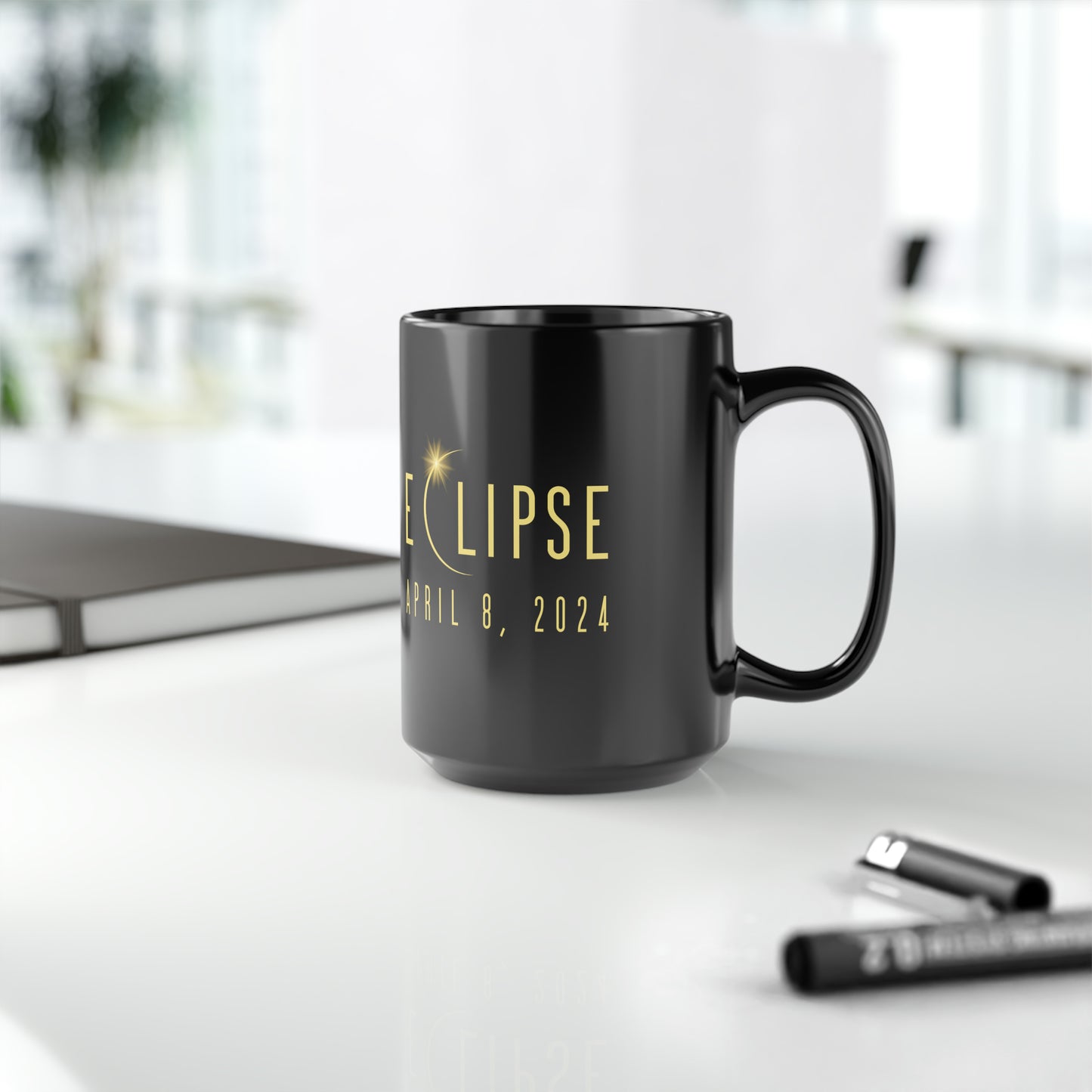 ECLIPSE CELEBRATION Black Mug (11oz, 15oz)