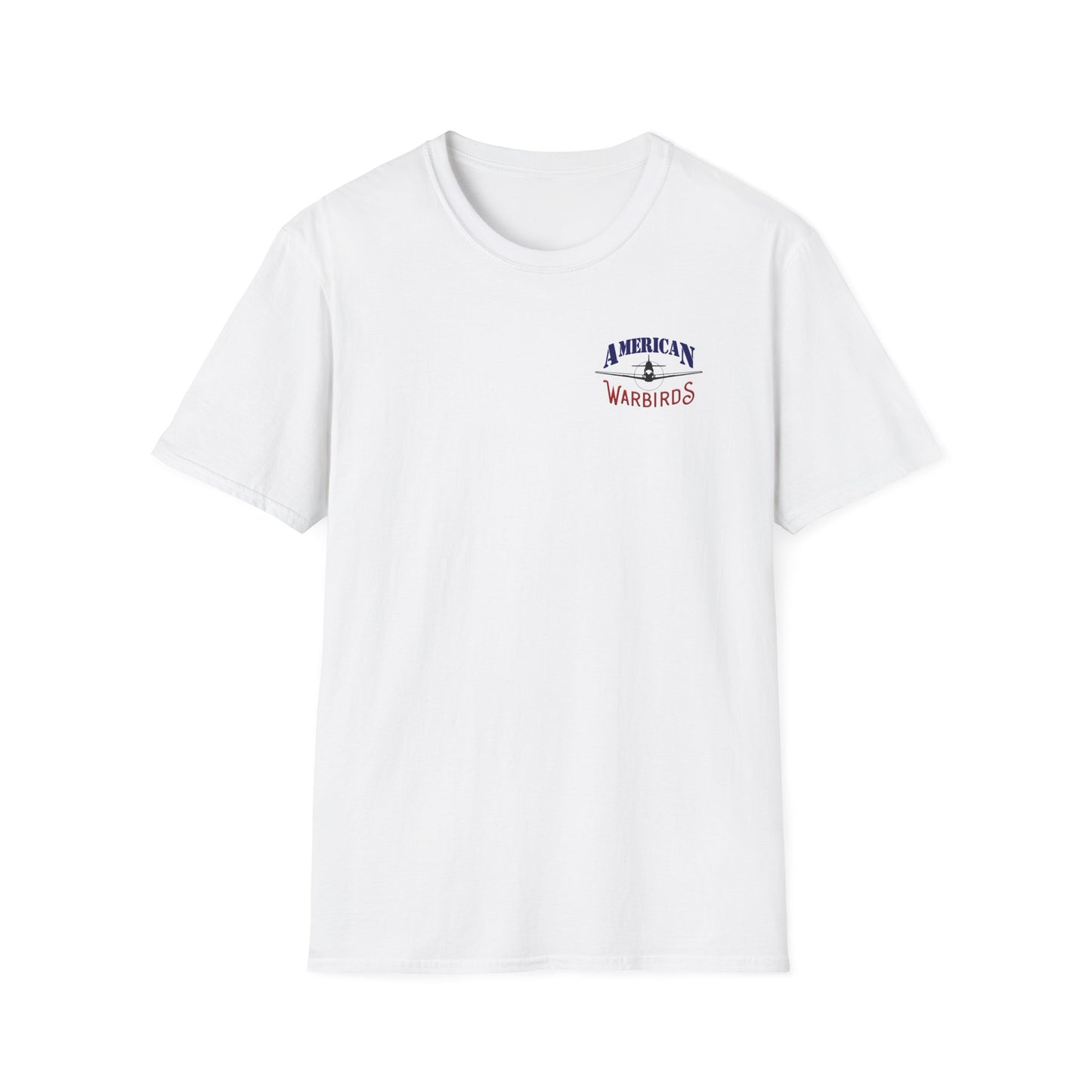 American Warbirds P-40 Warhawk Version 2 T-Shirt Unisex Softstyle T-Shirt