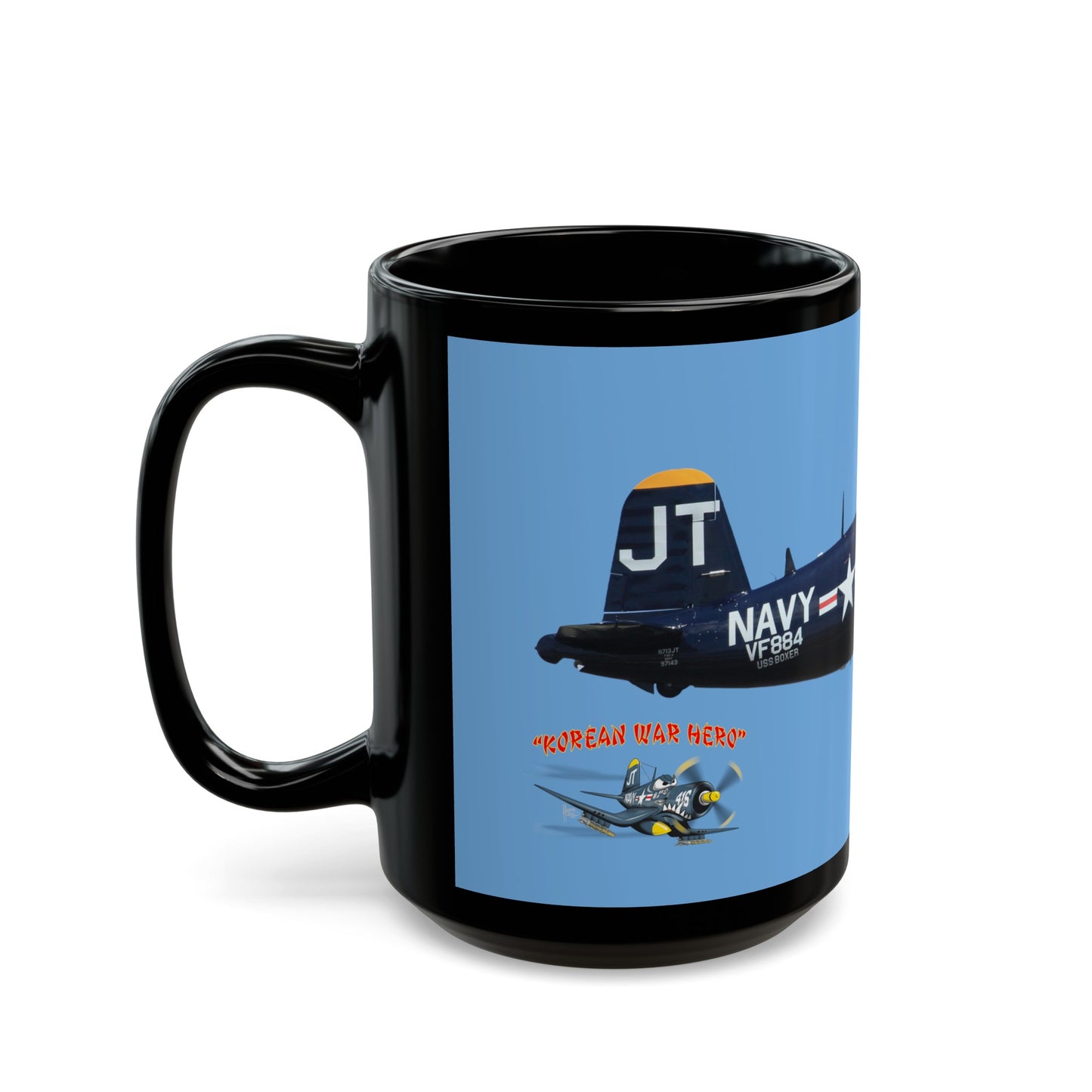 Korean War Hero F4U Corsair Mug (11oz, 15oz)
